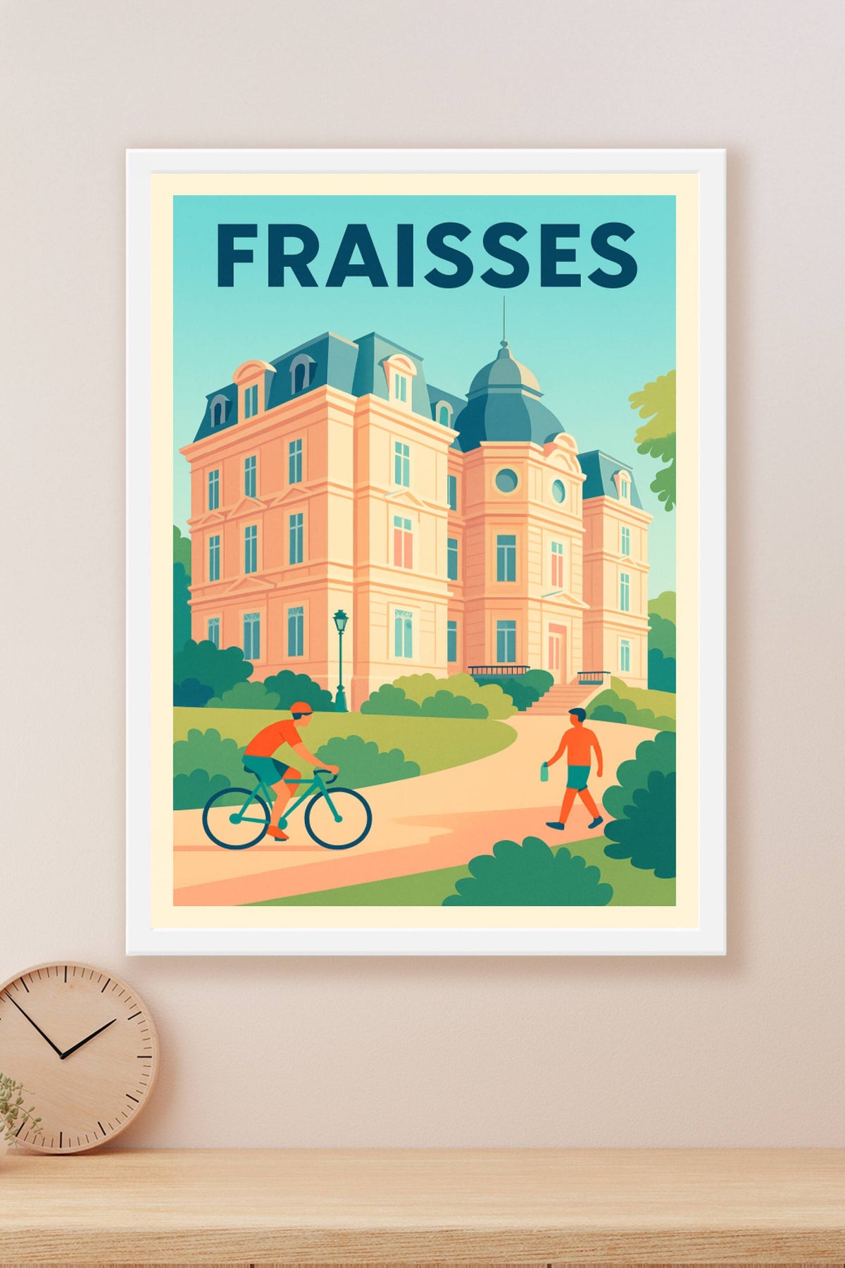 Affiche de Fraisses - Élégance et douceur de vivre au cœur de la ville