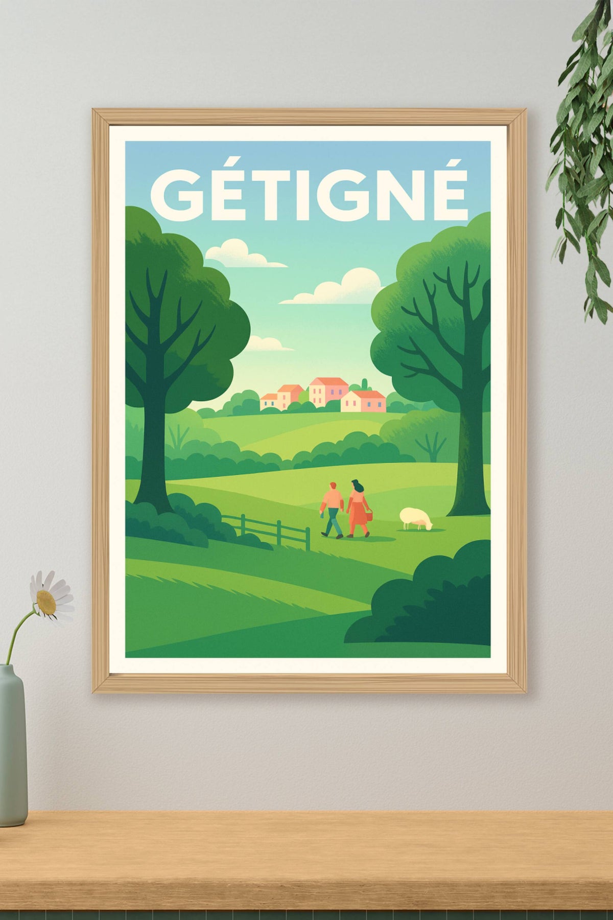 Affiche de Gétigné - Harmonie et Nature en Vallée