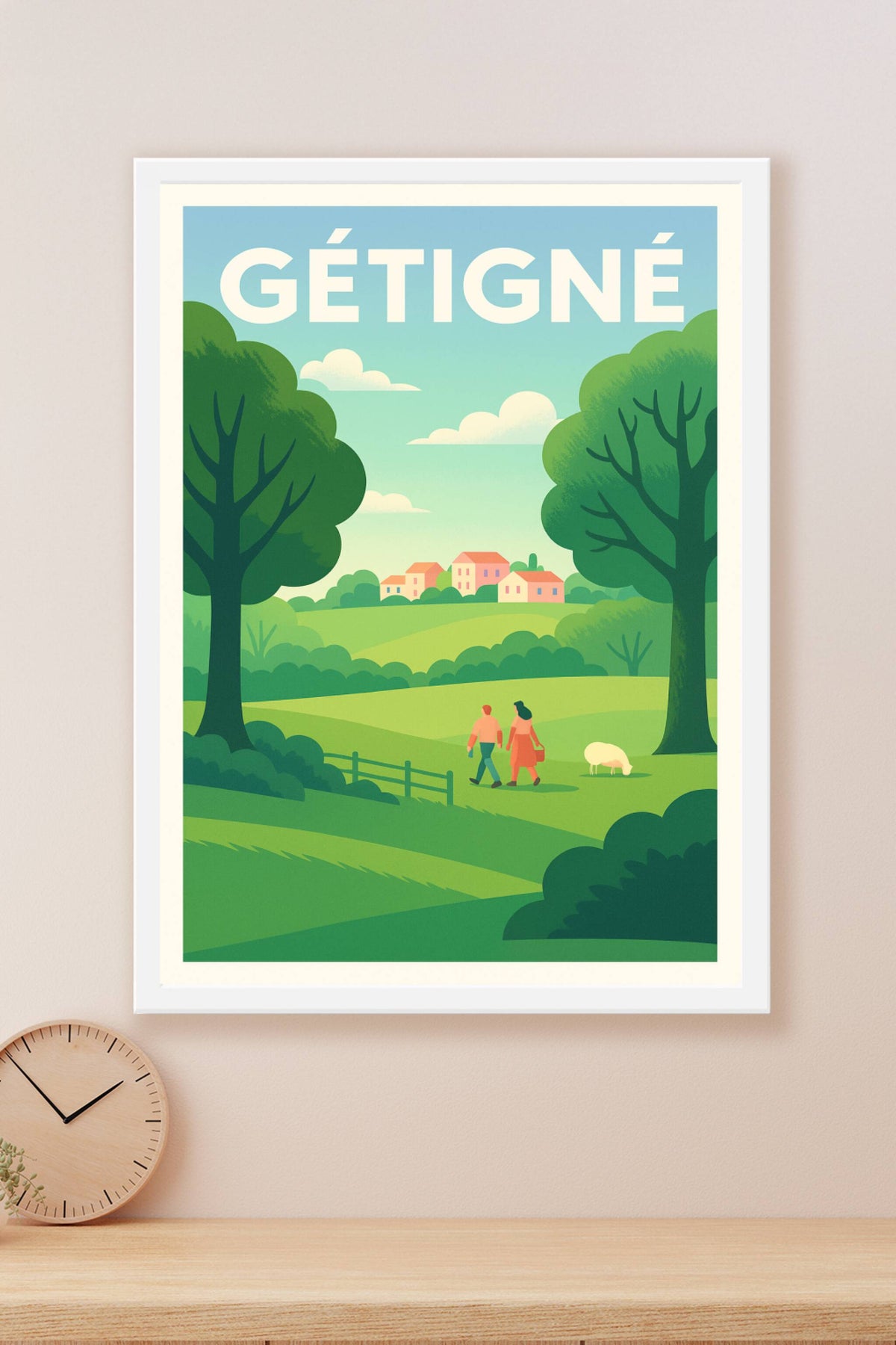 Affiche de Gétigné - Harmonie et Nature en Vallée