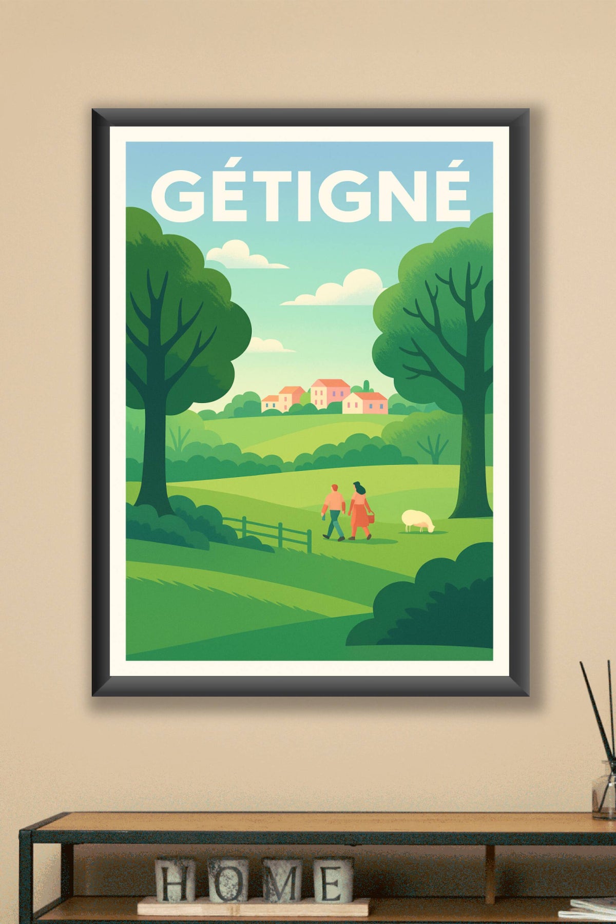 Affiche de Gétigné - Harmonie et Nature en Vallée