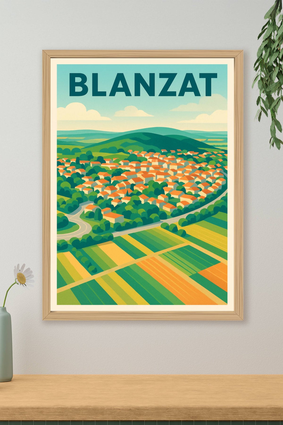 Affiche de Blanzat - Charme bucolique au cœur de la nature