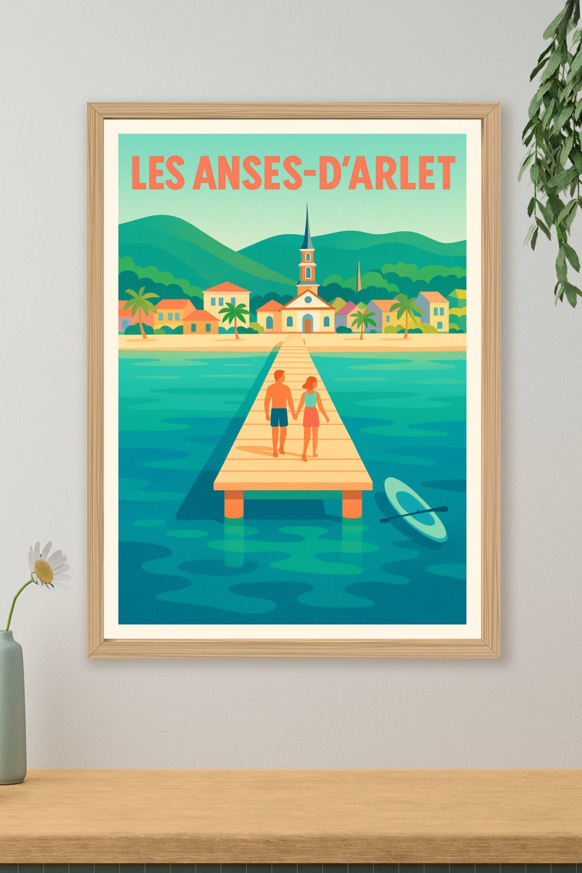 Affiche de Les Anses-d'Arlet - Évasion Tropicale et Sérénité au Bord de l'Eau