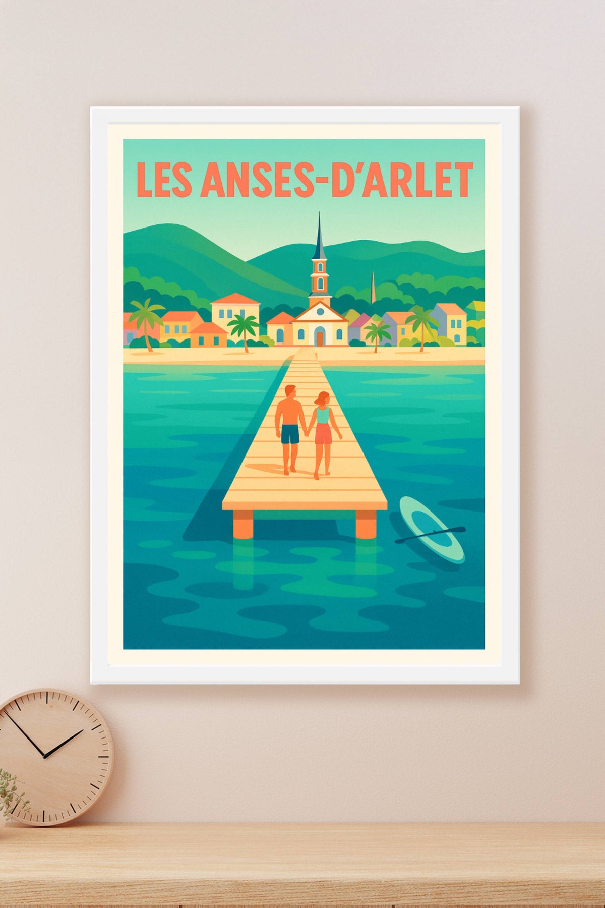 Affiche de Les Anses-d'Arlet - Évasion Tropicale et Sérénité au Bord de l'Eau