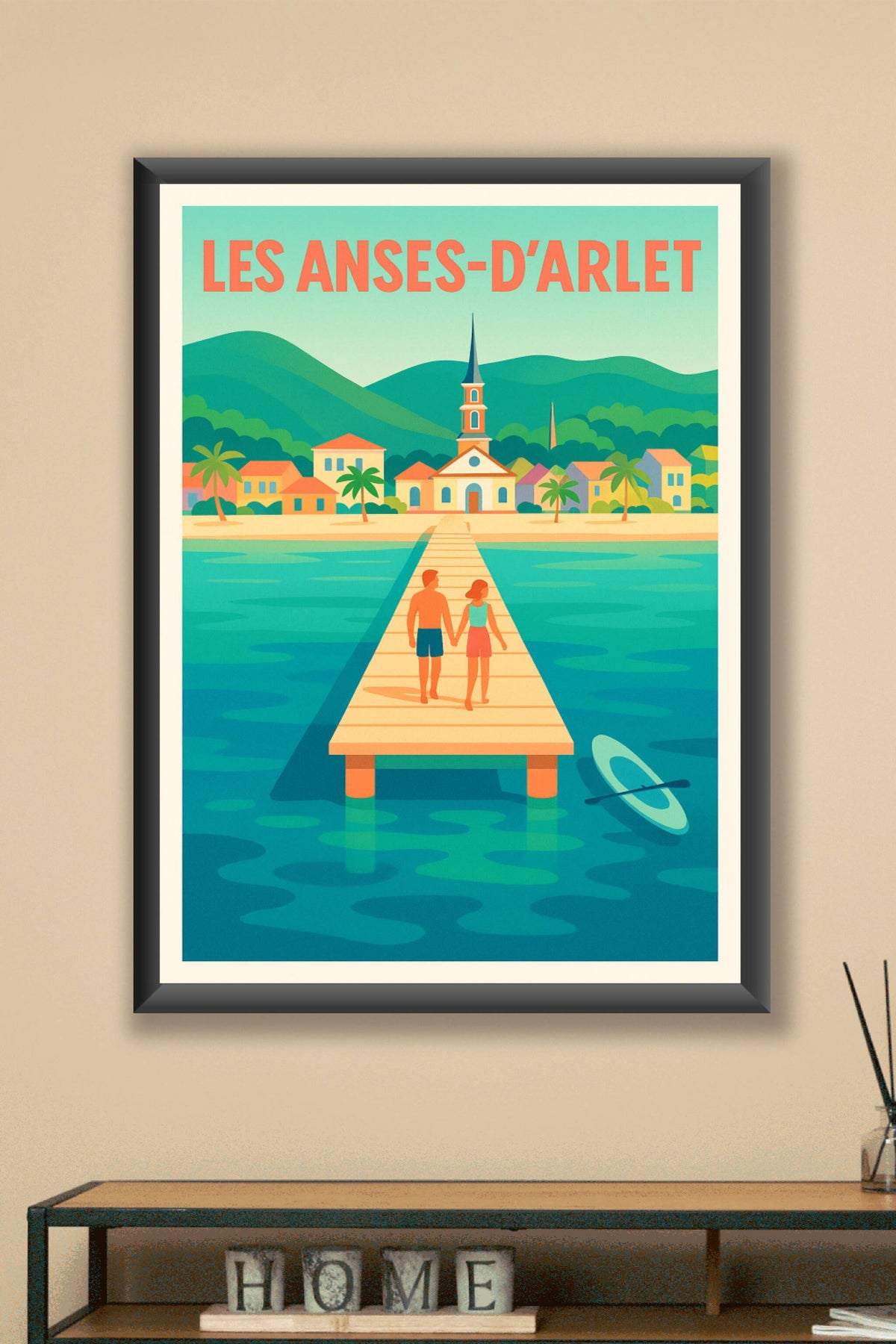 Affiche de Les Anses-d'Arlet - Évasion Tropicale et Sérénité au Bord de l'Eau