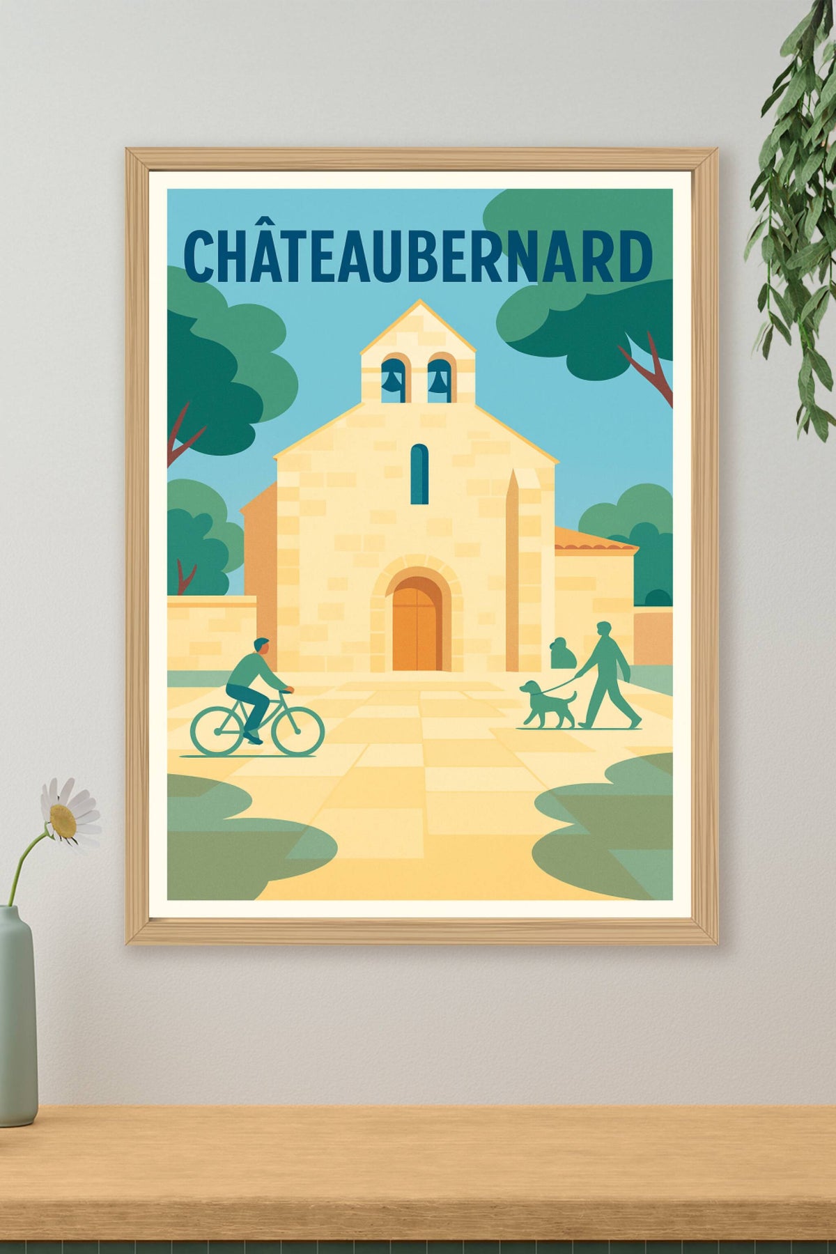 Affiche de Châteaubernard - Authenticité et douceur de vivre