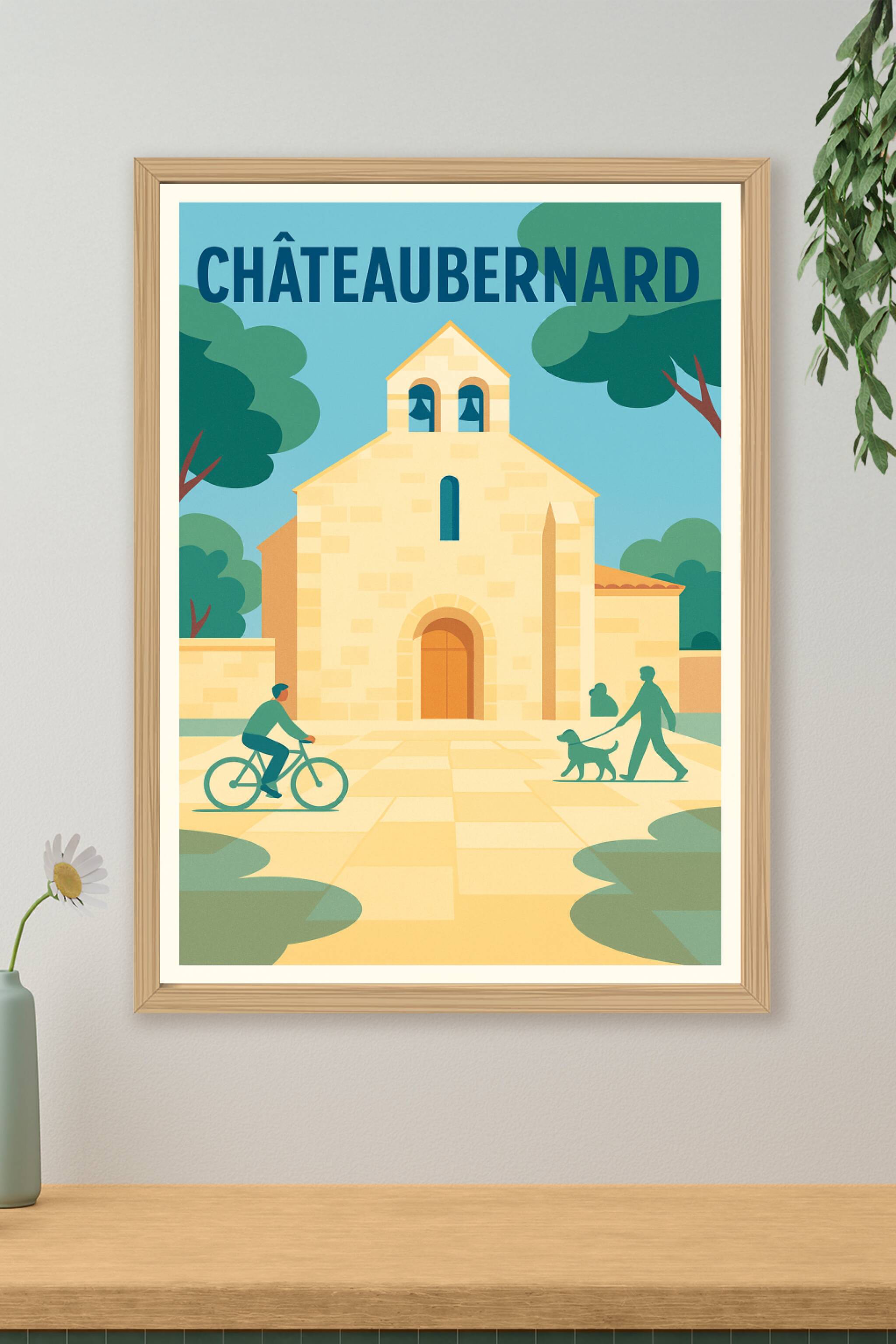 Affiche de Châteaubernard - Authenticité et douceur de vivre