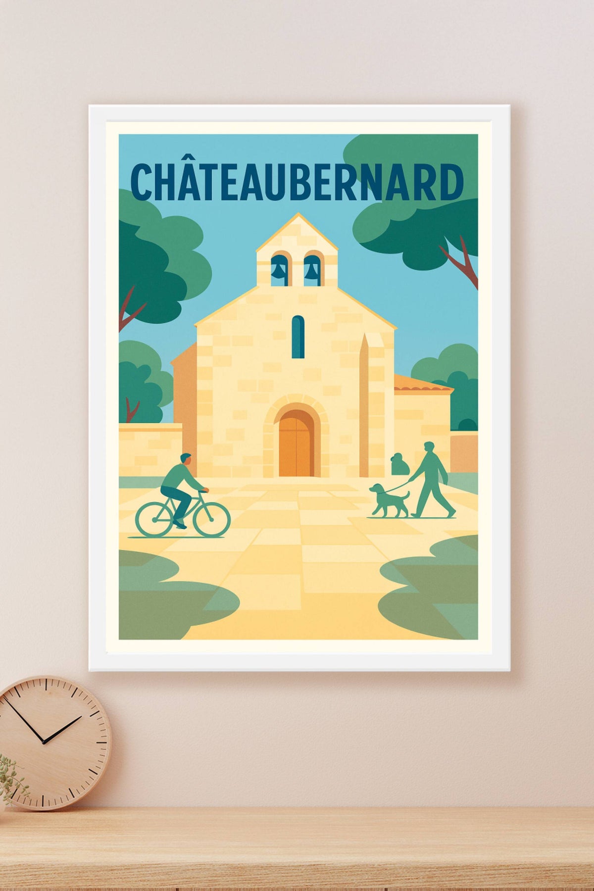 Affiche de Châteaubernard - Authenticité et douceur de vivre