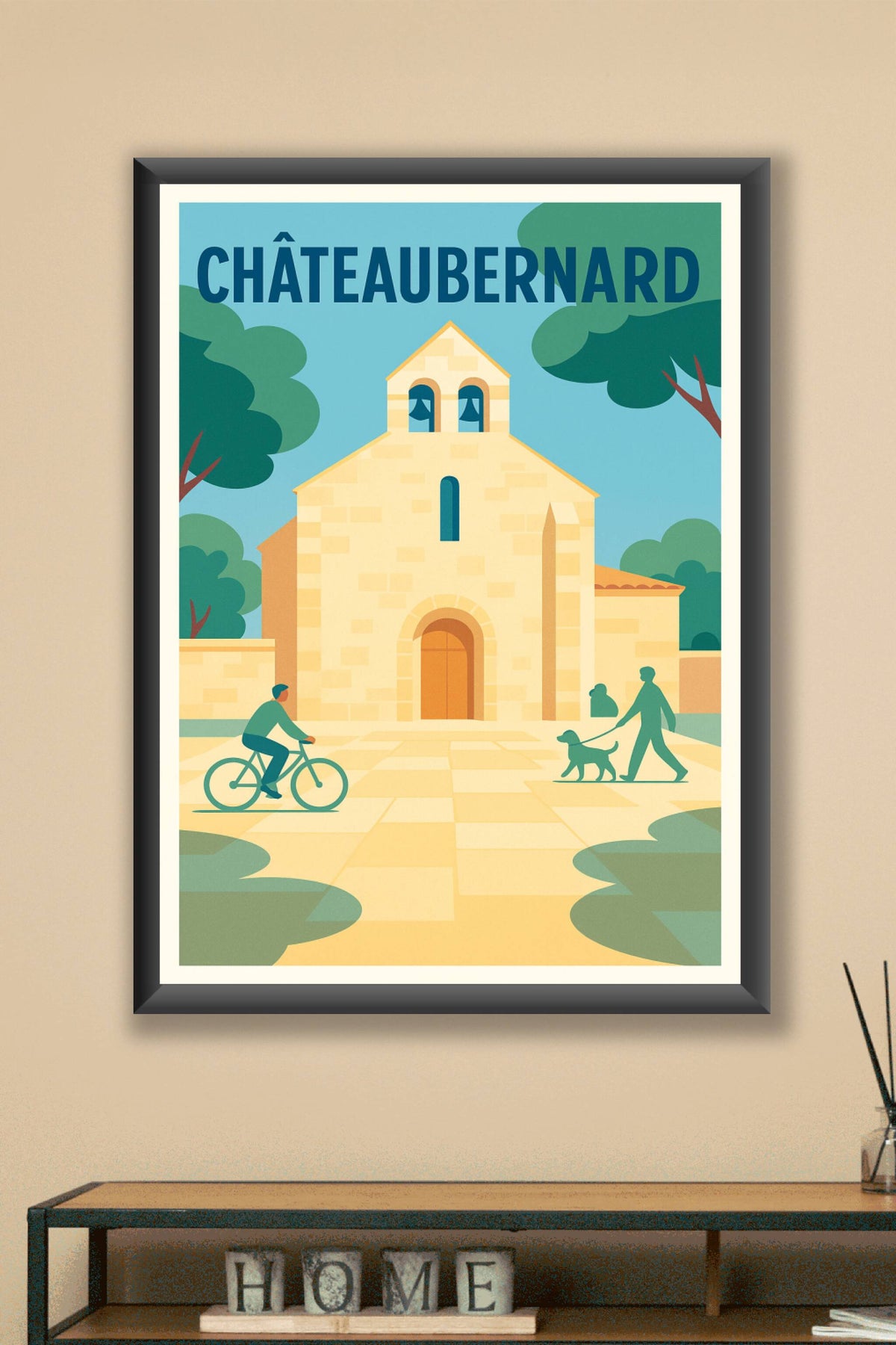 Affiche de Châteaubernard - Authenticité et douceur de vivre