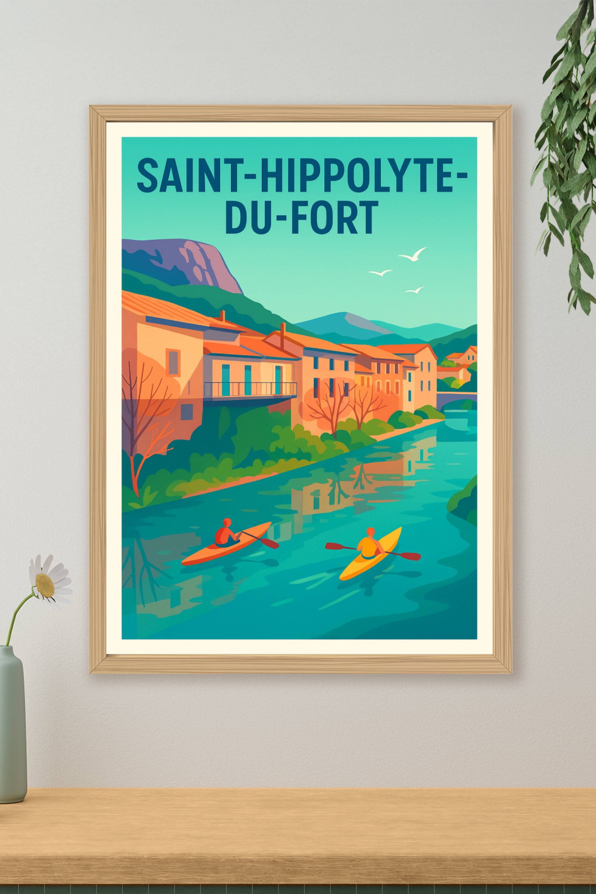 Affiche de Saint-Hippolyte-du-Fort - Charme paisible au fil de l'eau