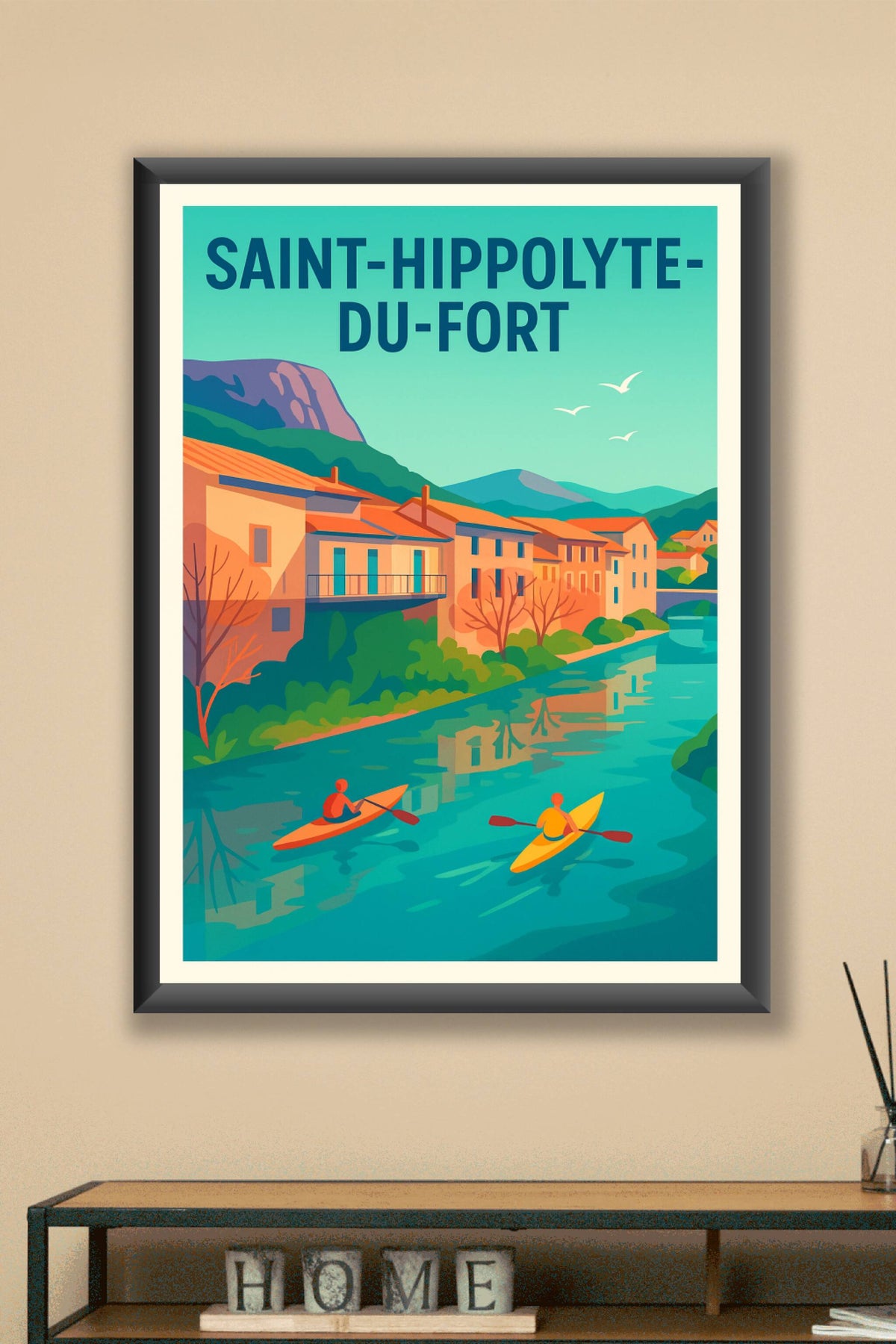 Affiche de Saint-Hippolyte-du-Fort - Charme paisible au fil de l'eau