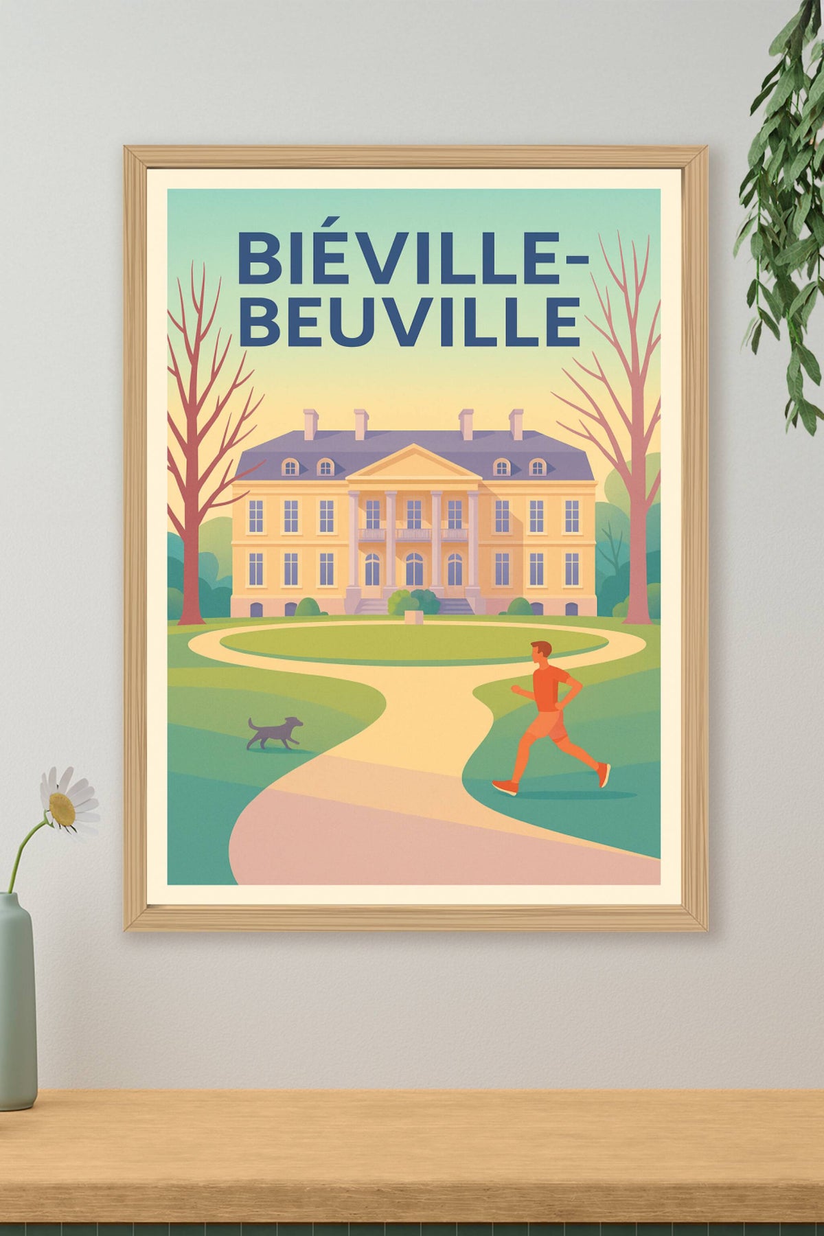 Affiche de Biéville-Beuville - Charme et Sérénité en Normandie