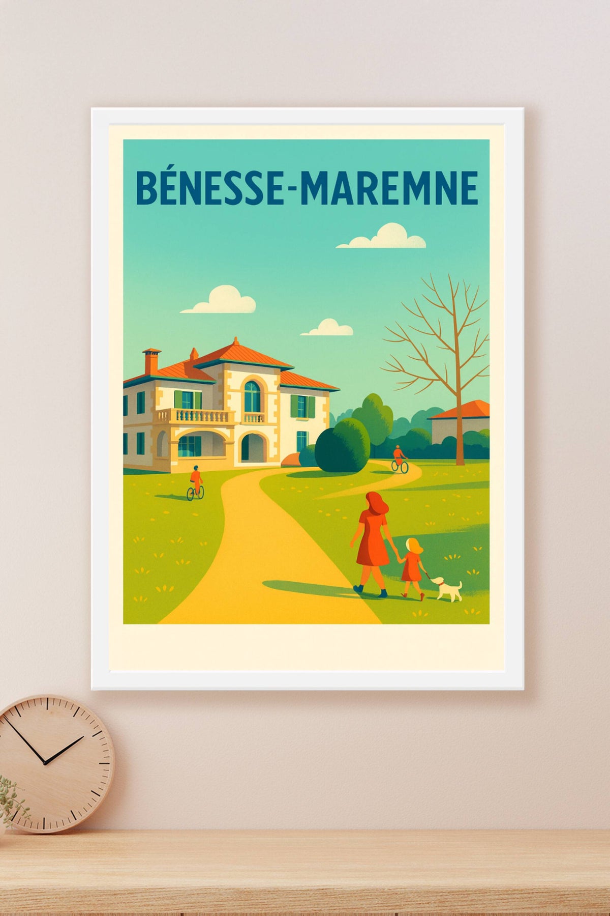 Affiche de Bénesse-Maremne - Charme et quiétude de la campagne landaise