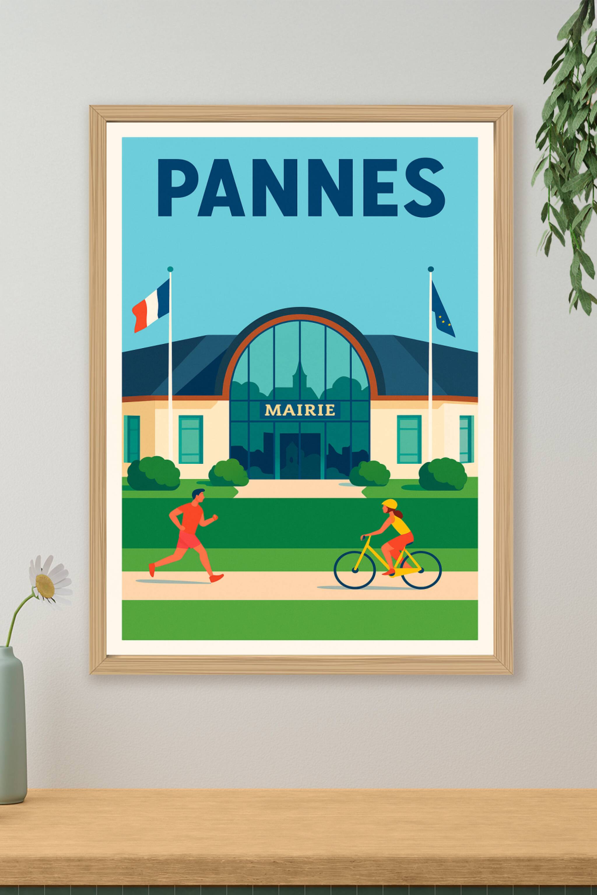 Affiche de Pannes - Harmonie et dynamisme au cœur de la mairie