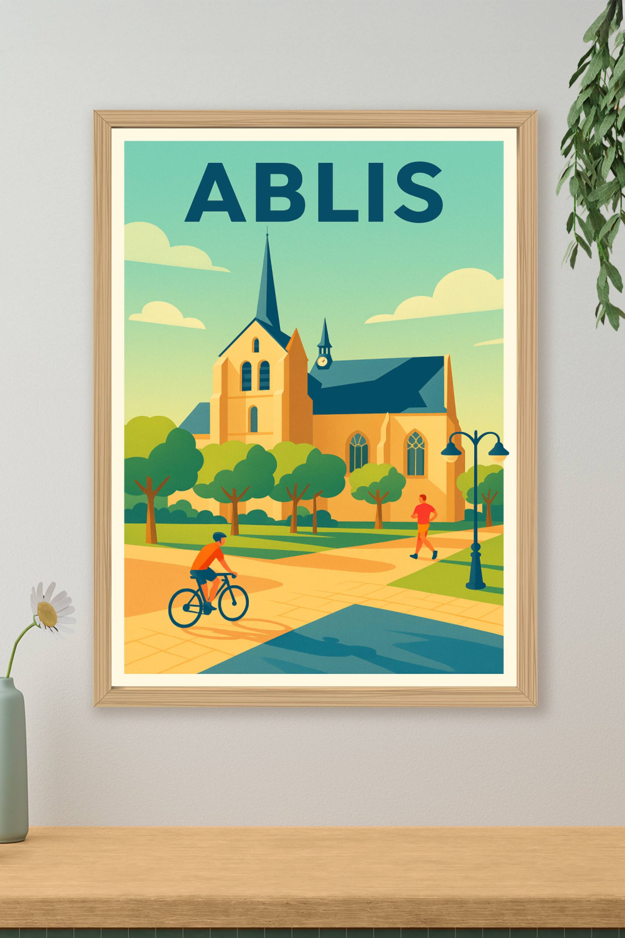 Affiche de Ablis - Une escapade paisible entre nature et patrimoine