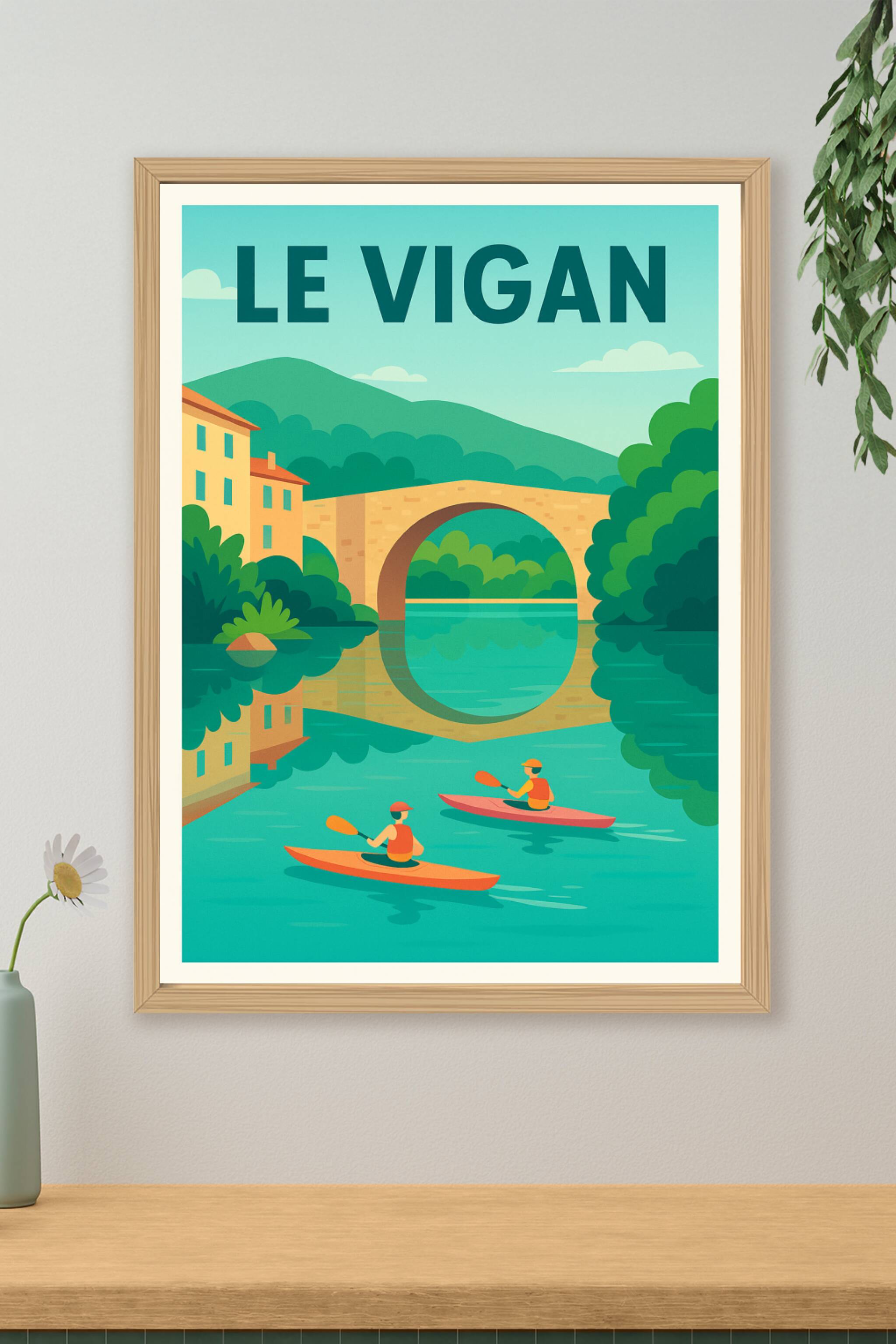 Affiche de Le Vigan - Évasion et nature au cœur du patrimoine