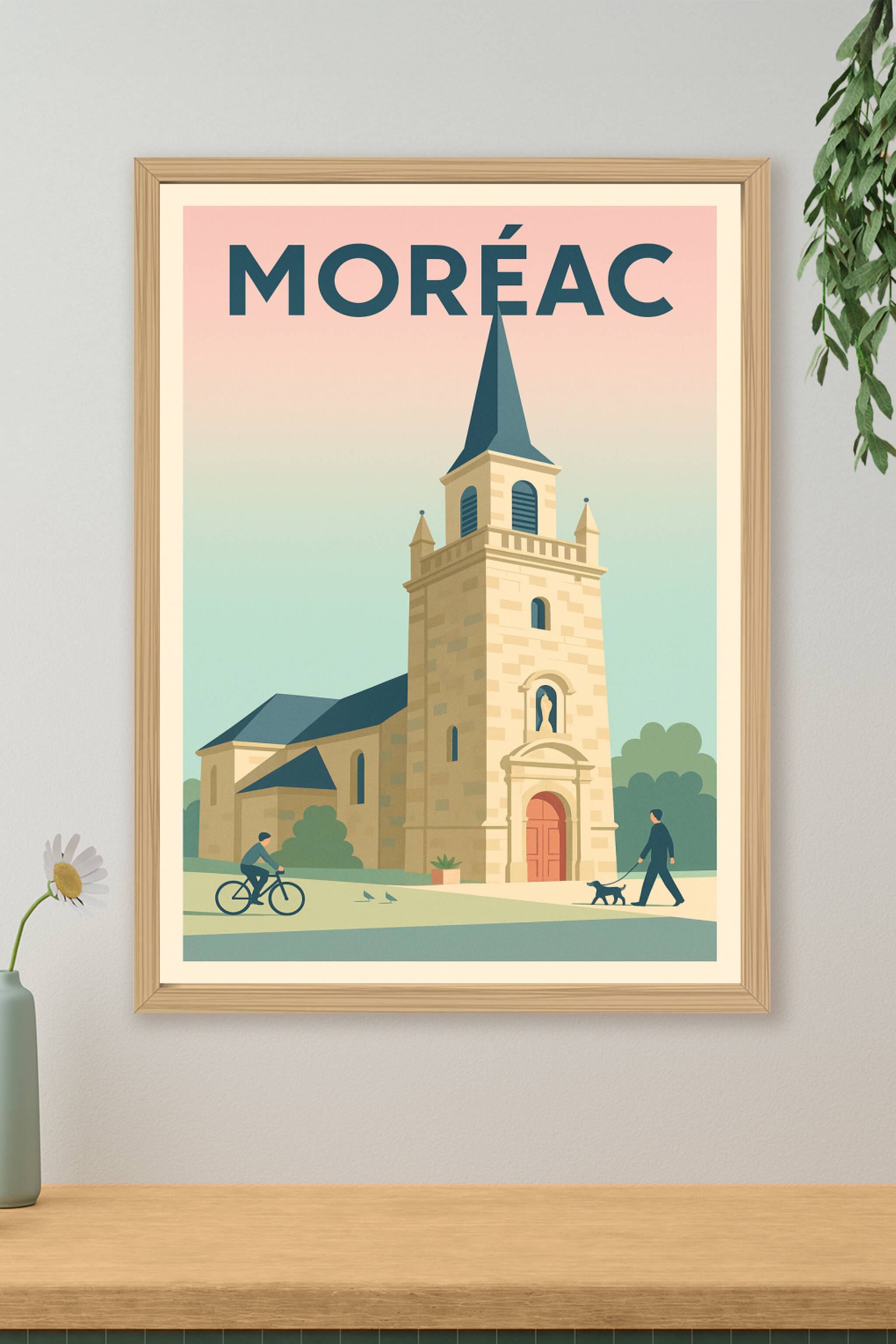 Affiche de Moréac - Charme intemporel et douceur de vivre