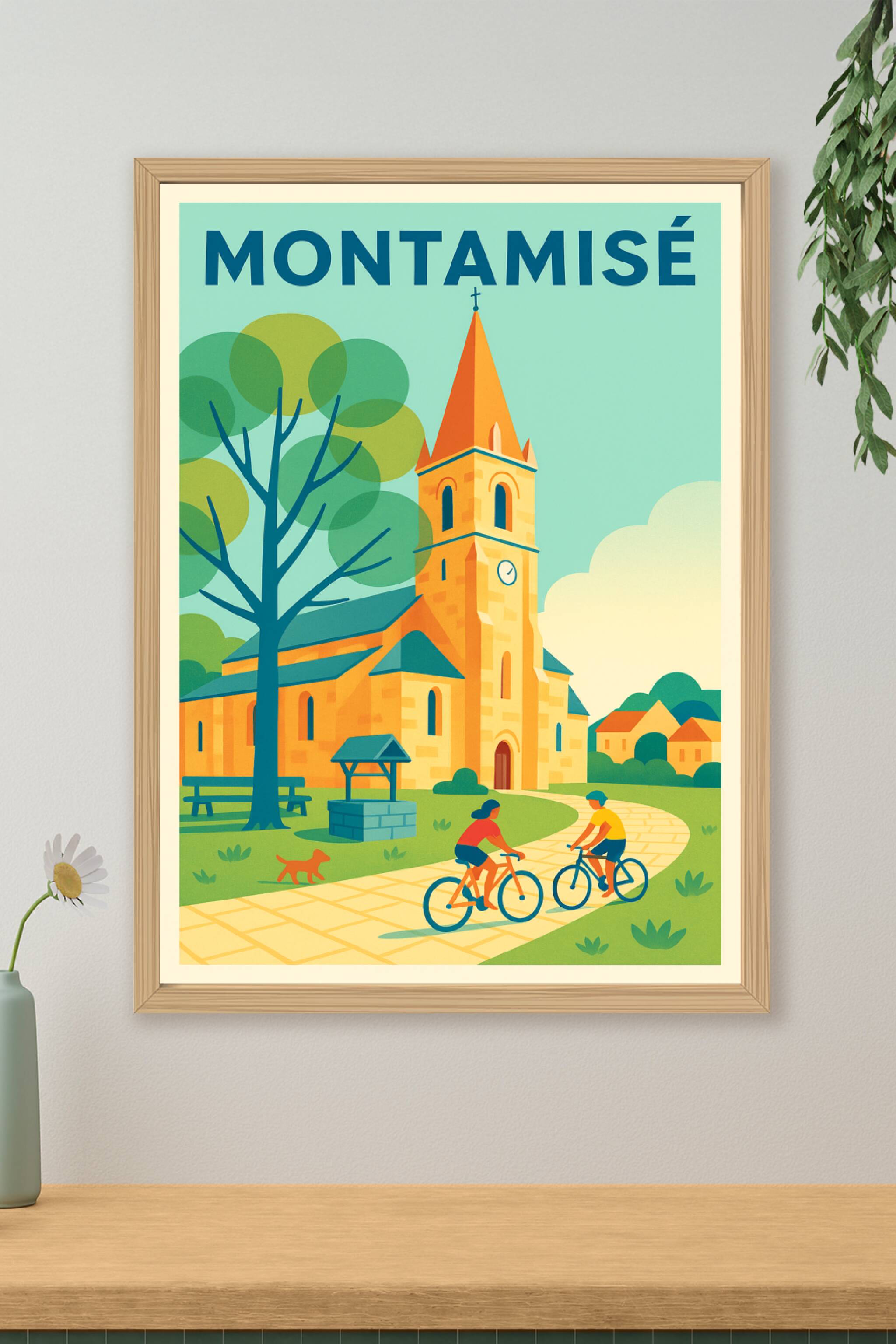 Affiche de Montamisé - Charme bucolique et douceur de vivre