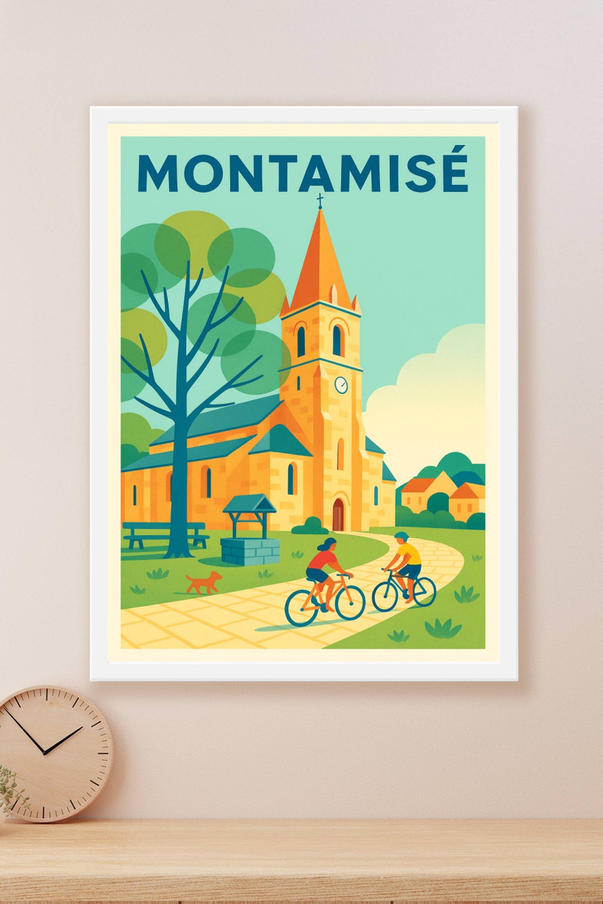 Affiche de Montamisé - Charme bucolique et douceur de vivre