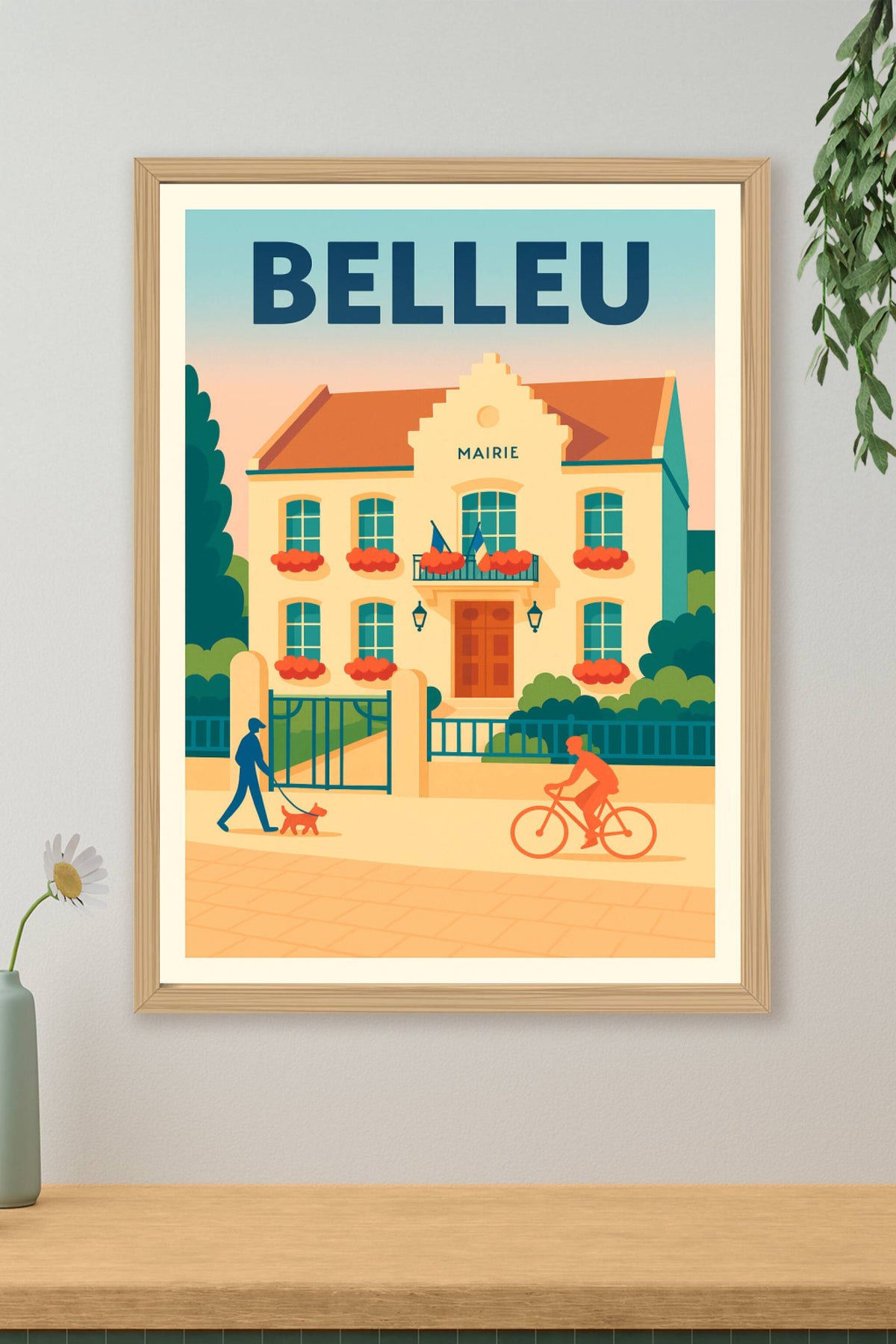 Affiche de Belleu - Charme et douceur de vivre à la mairie