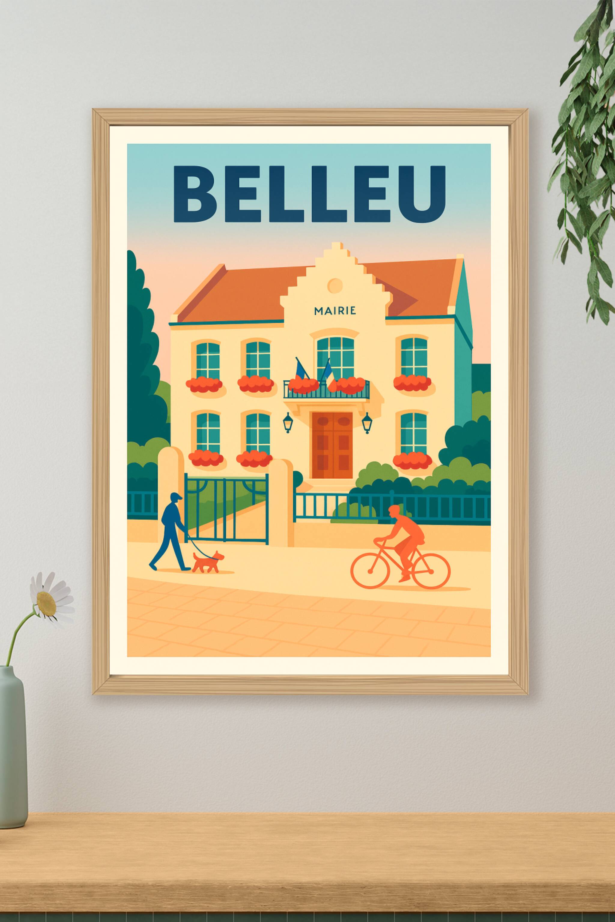Affiche de Belleu - Charme et douceur de vivre à la mairie