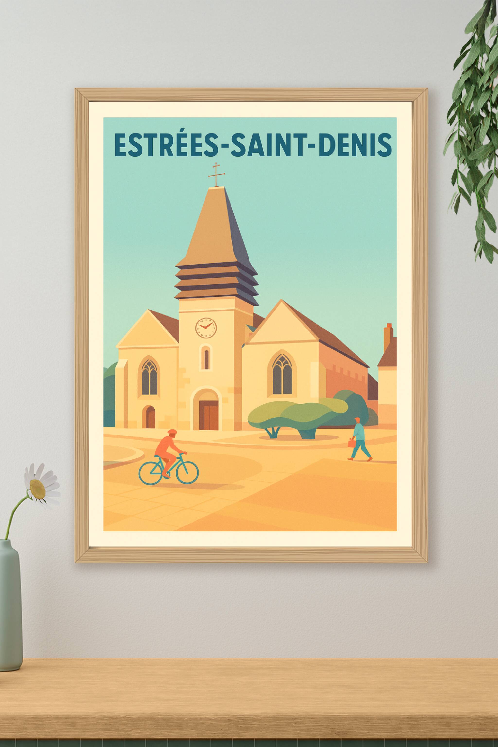 Affiche de Estrées-Saint-Denis - Charme et sérénité au cœur de la ville