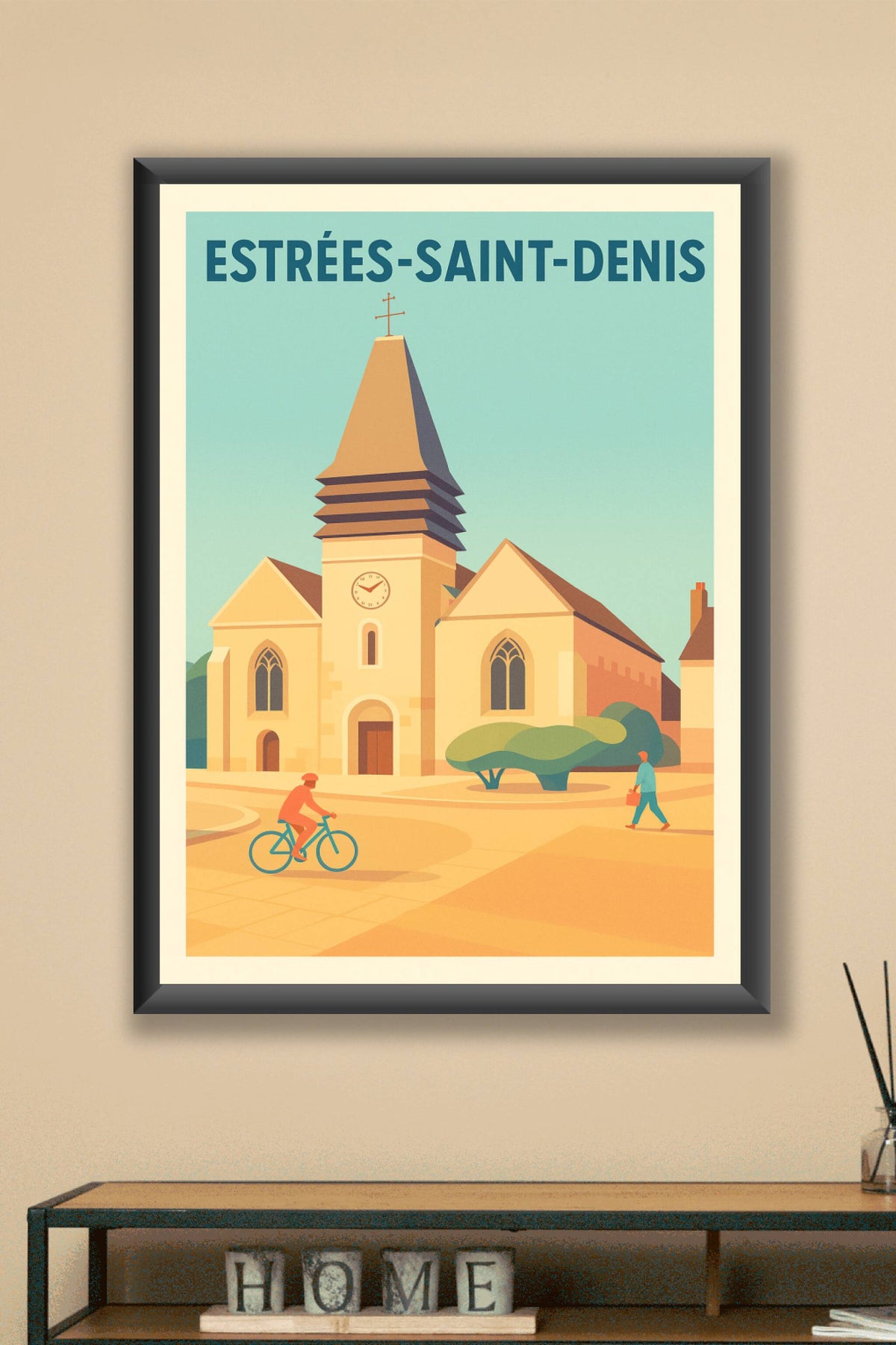 Affiche de Estrées-Saint-Denis - Charme et sérénité au cœur de la ville