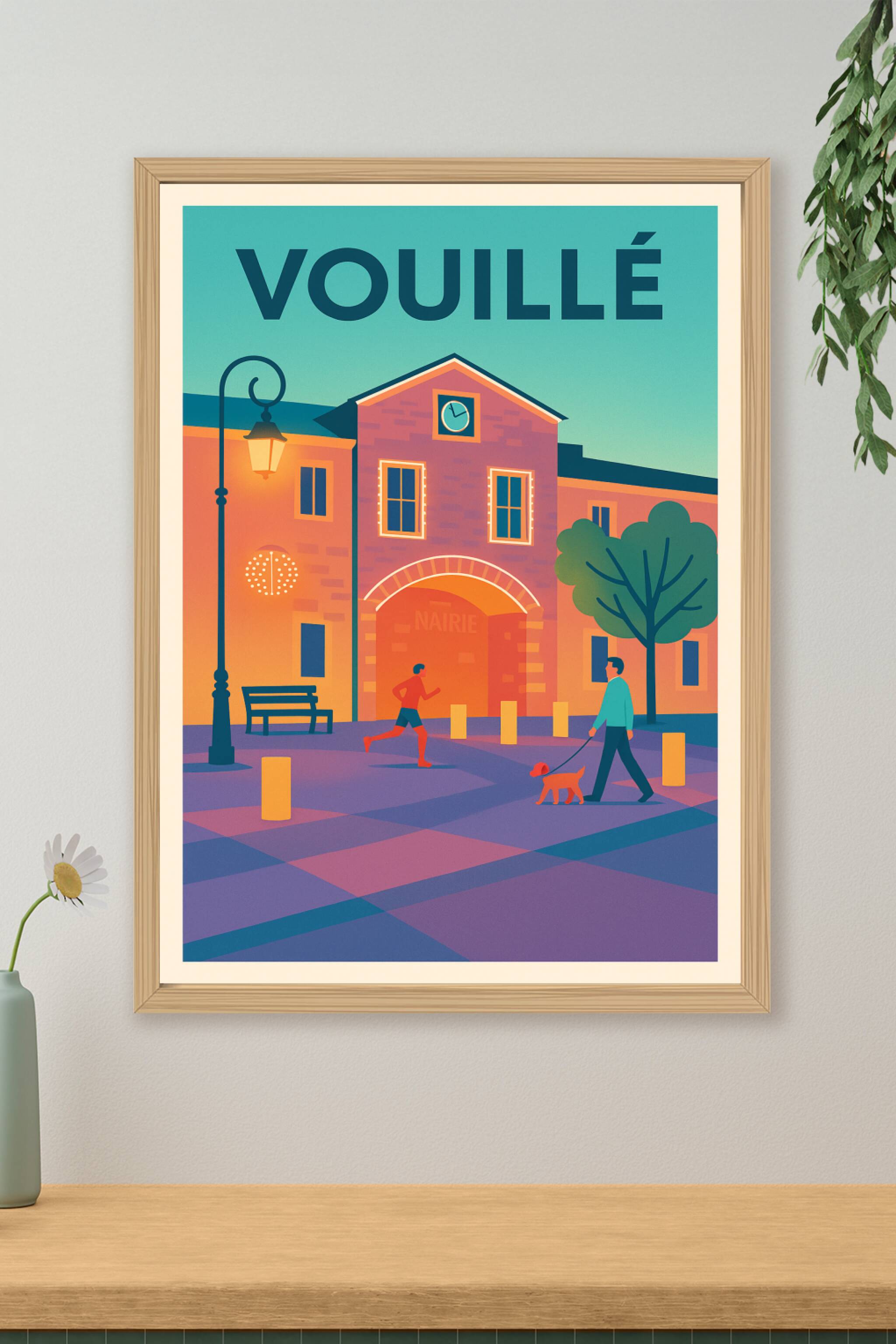 Affiche de Vouillé - Ambiance chaleureuse au cœur de la ville