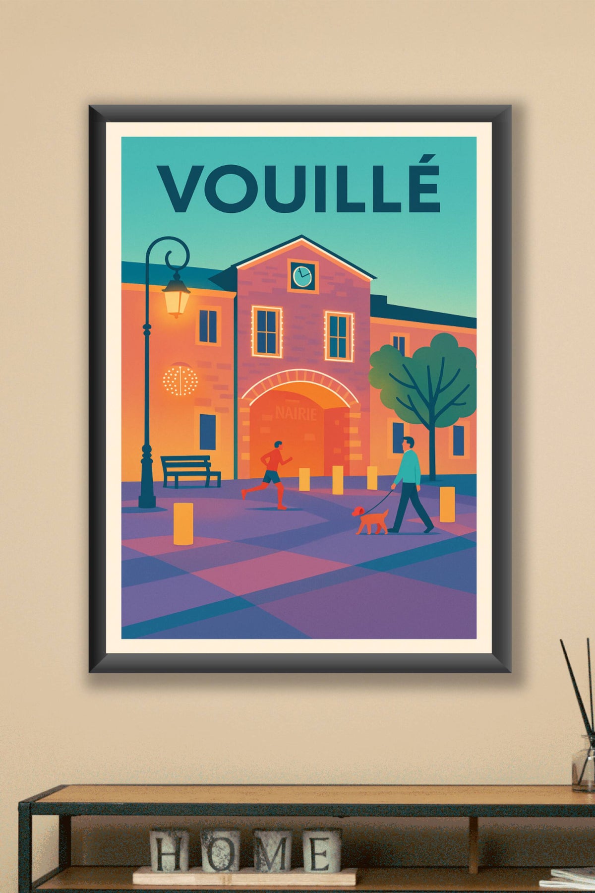 Affiche de Vouillé - Ambiance chaleureuse au cœur de la ville