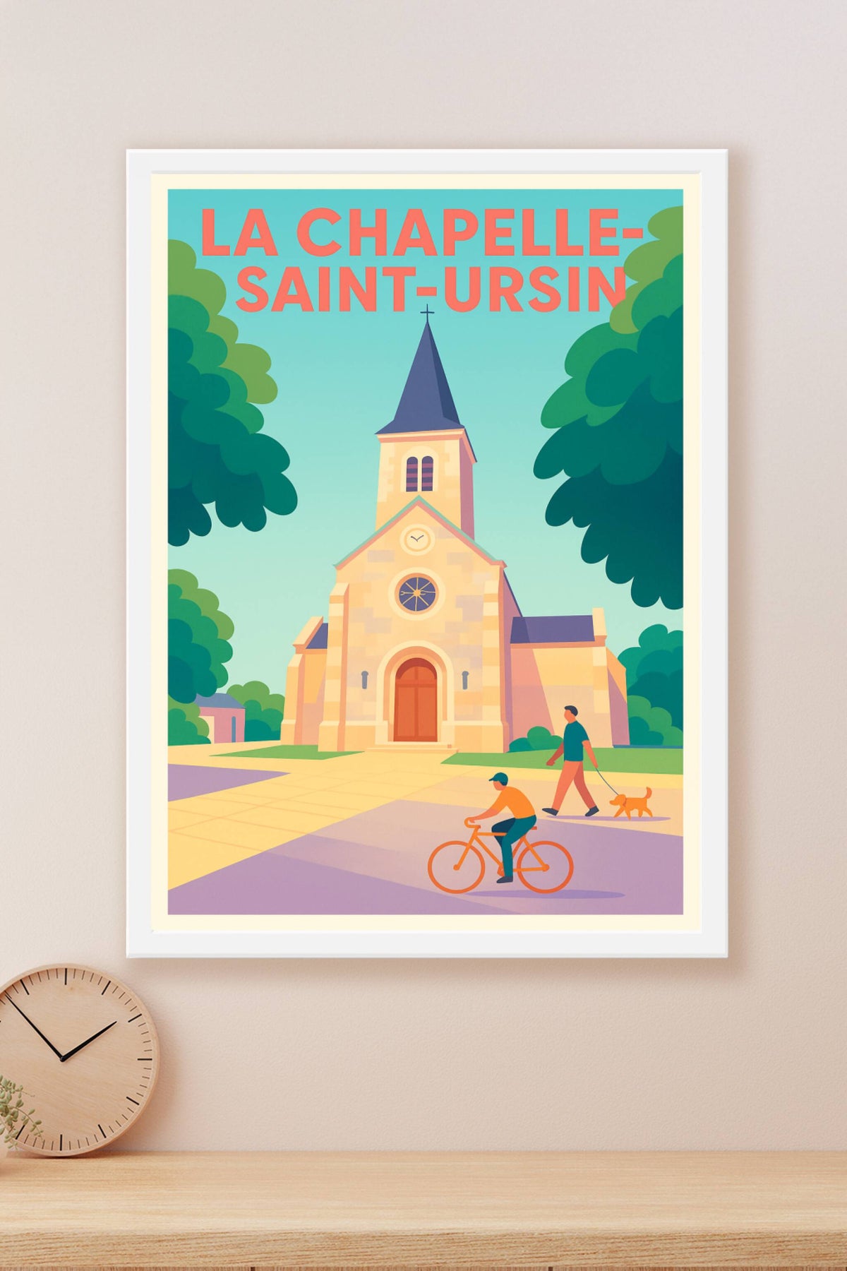 Affiche de La Chapelle-Saint-Ursin - Charme et Sérénité au Cœur du Village