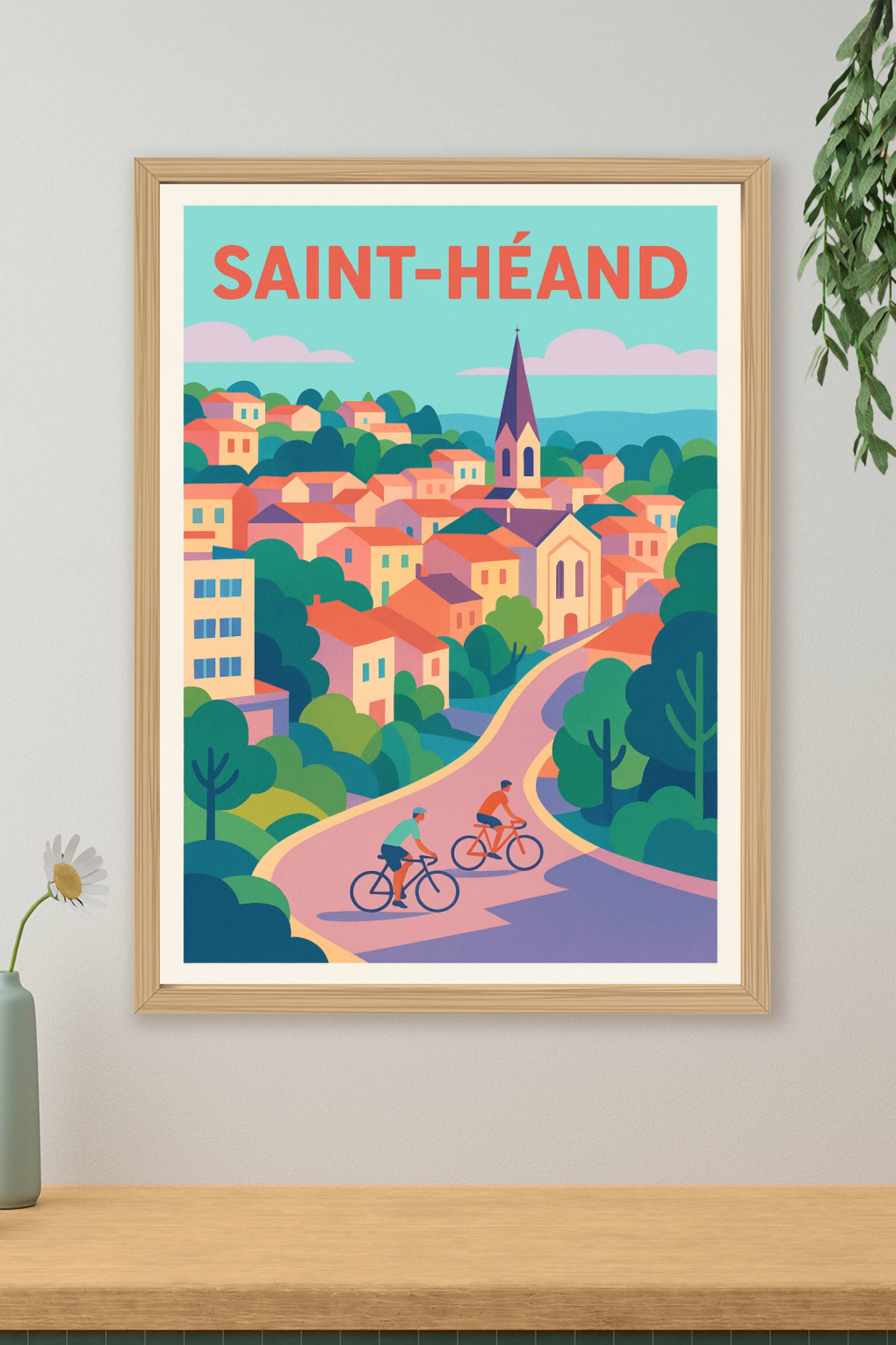 Affiche de Saint-Héand - Charme et tranquillité au coeur de la nature