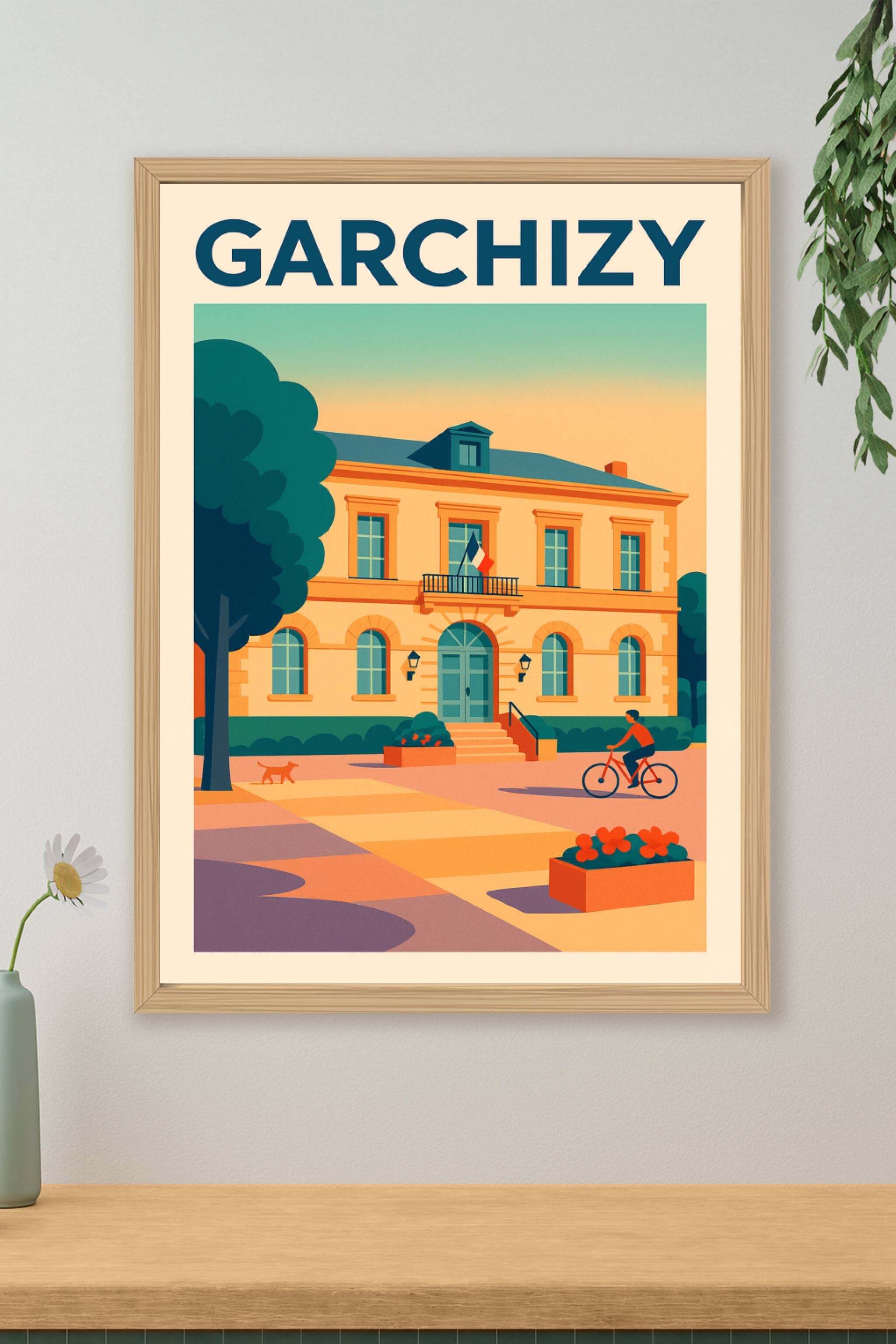 Affiche de Garchizy - L'élégance tranquille au cœur de la ville