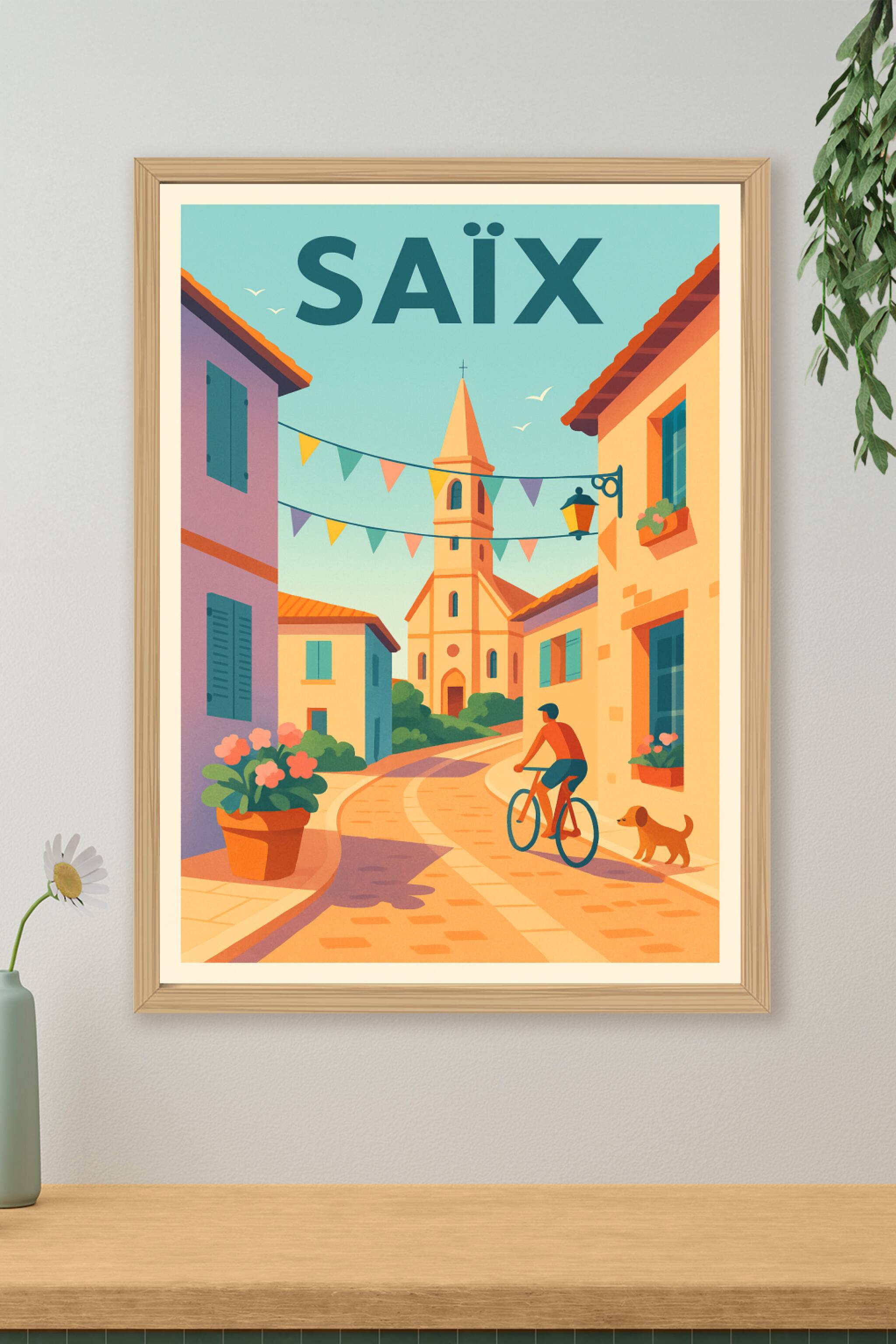 Affiche de Saïx - L'escapade paisible au cœur du village