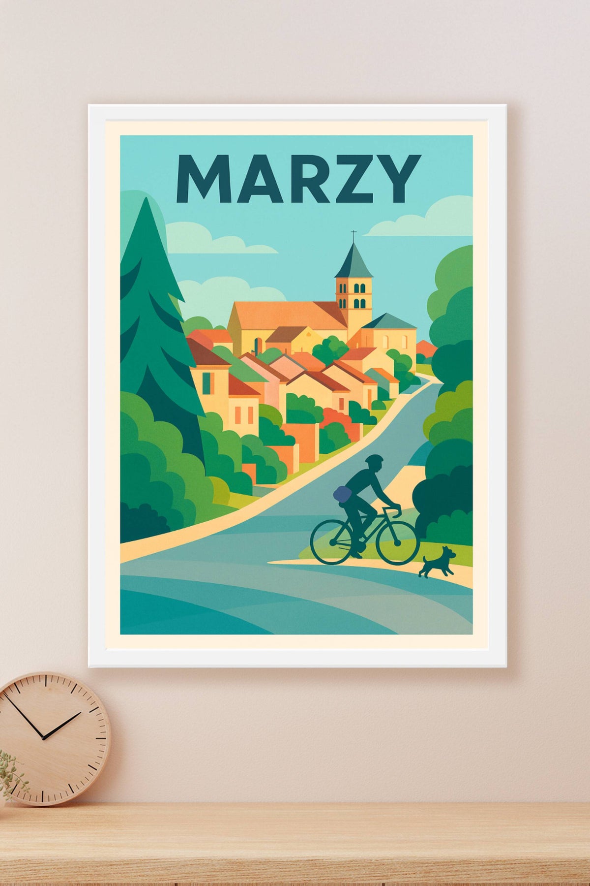 Affiche de Marzy - Charme pastoral et douceur de vivre