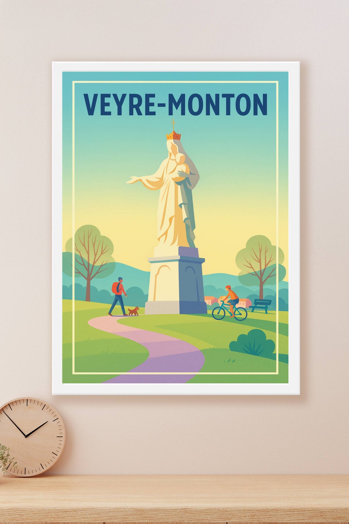Affiche de Veyre-Monton - Charme pastoral et douceur de vivre