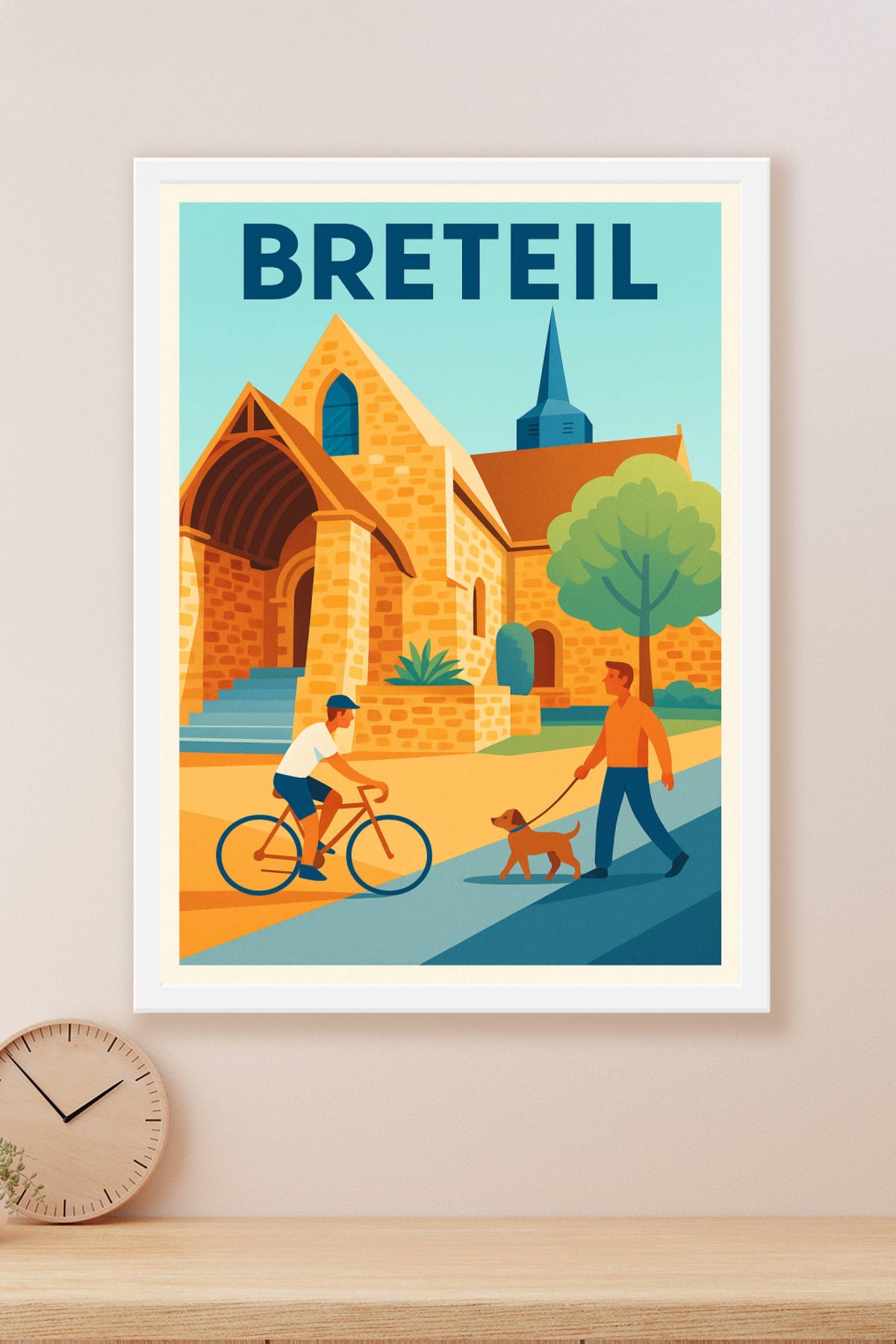 Affiche de Breteil - Charme et sérénité au cœur du patrimoine