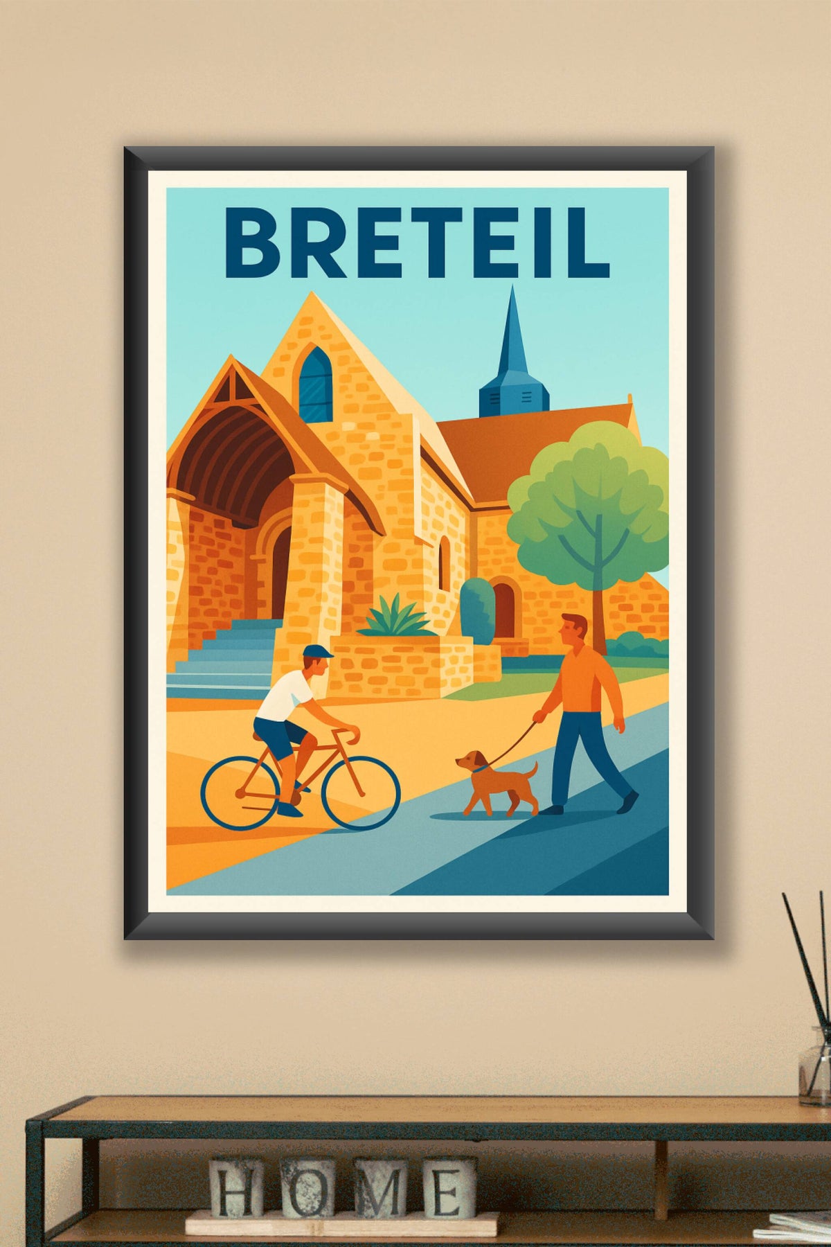 Affiche de Breteil - Charme et sérénité au cœur du patrimoine