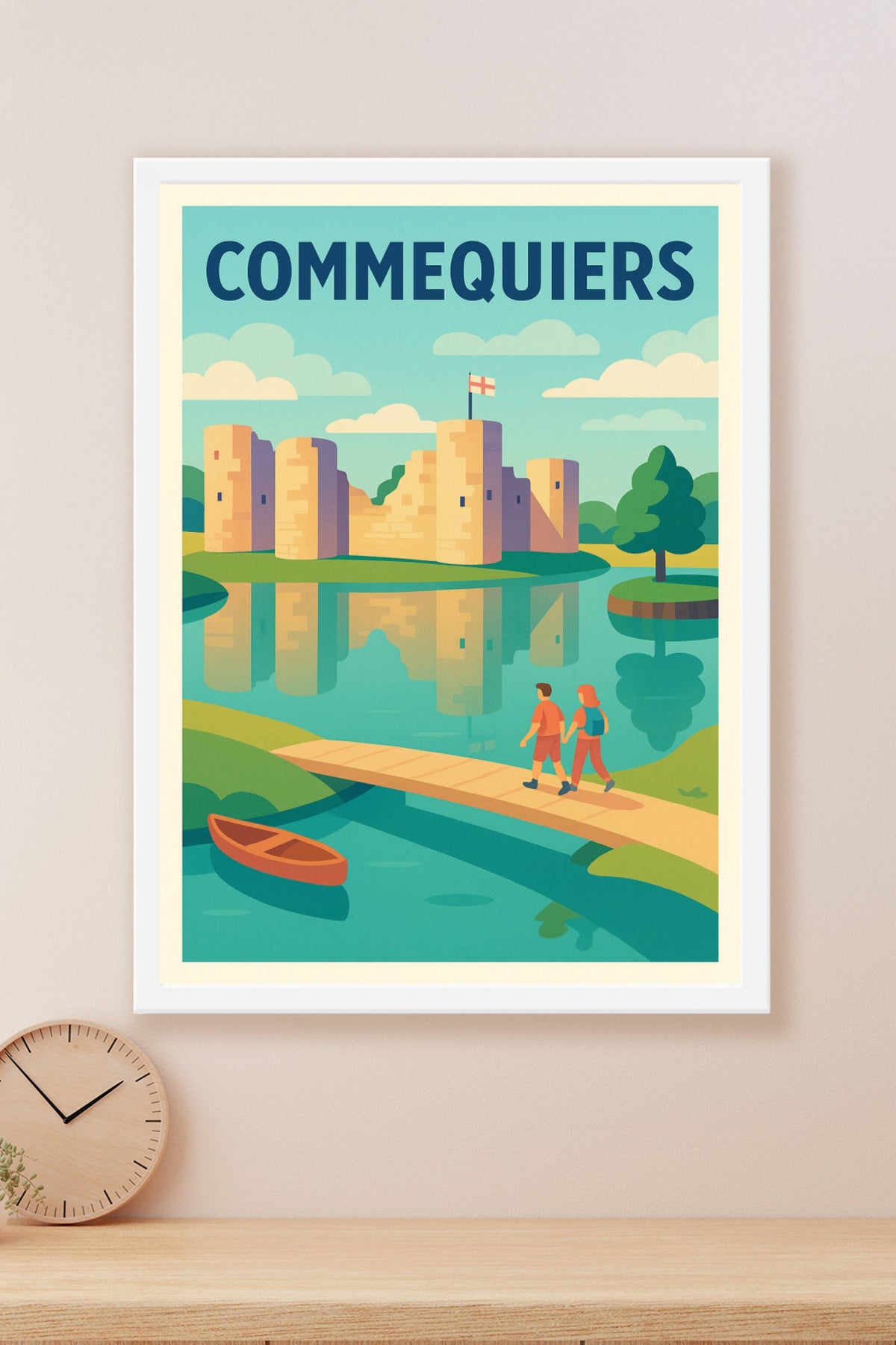 Affiche de Commequiers - Un voyage au cœur de son château emblématique
