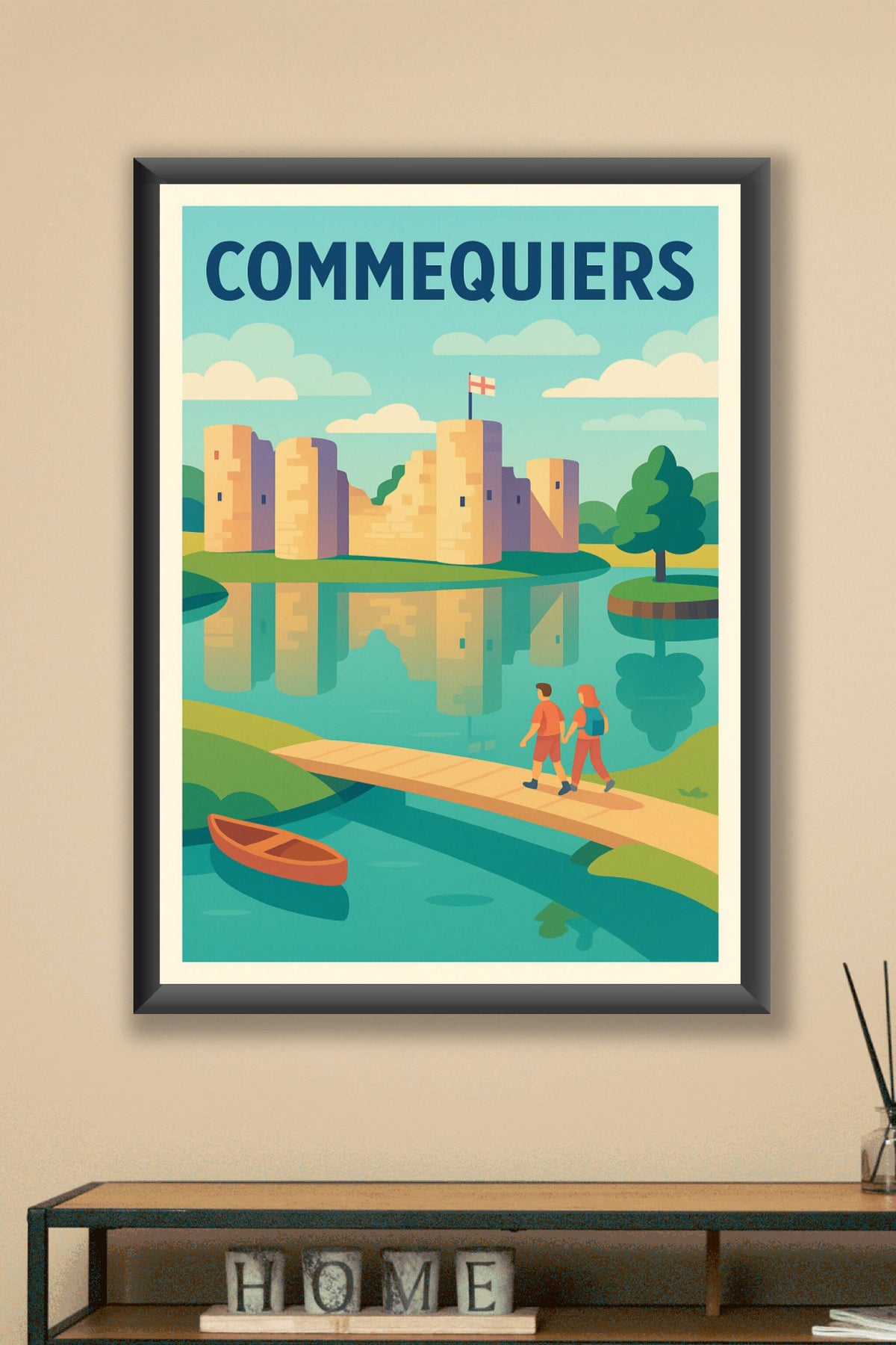 Affiche de Commequiers - Un voyage au cœur de son château emblématique