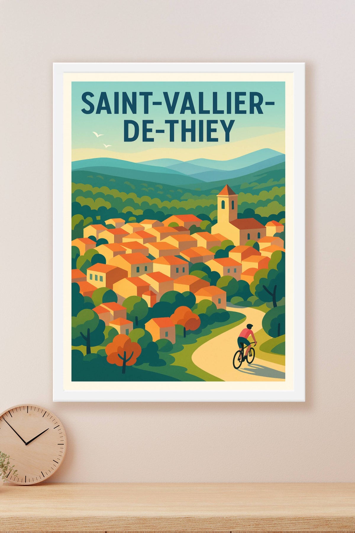 Affiche de Saint-Vallier-de-Thiey - Charme Provençal et nature préservée