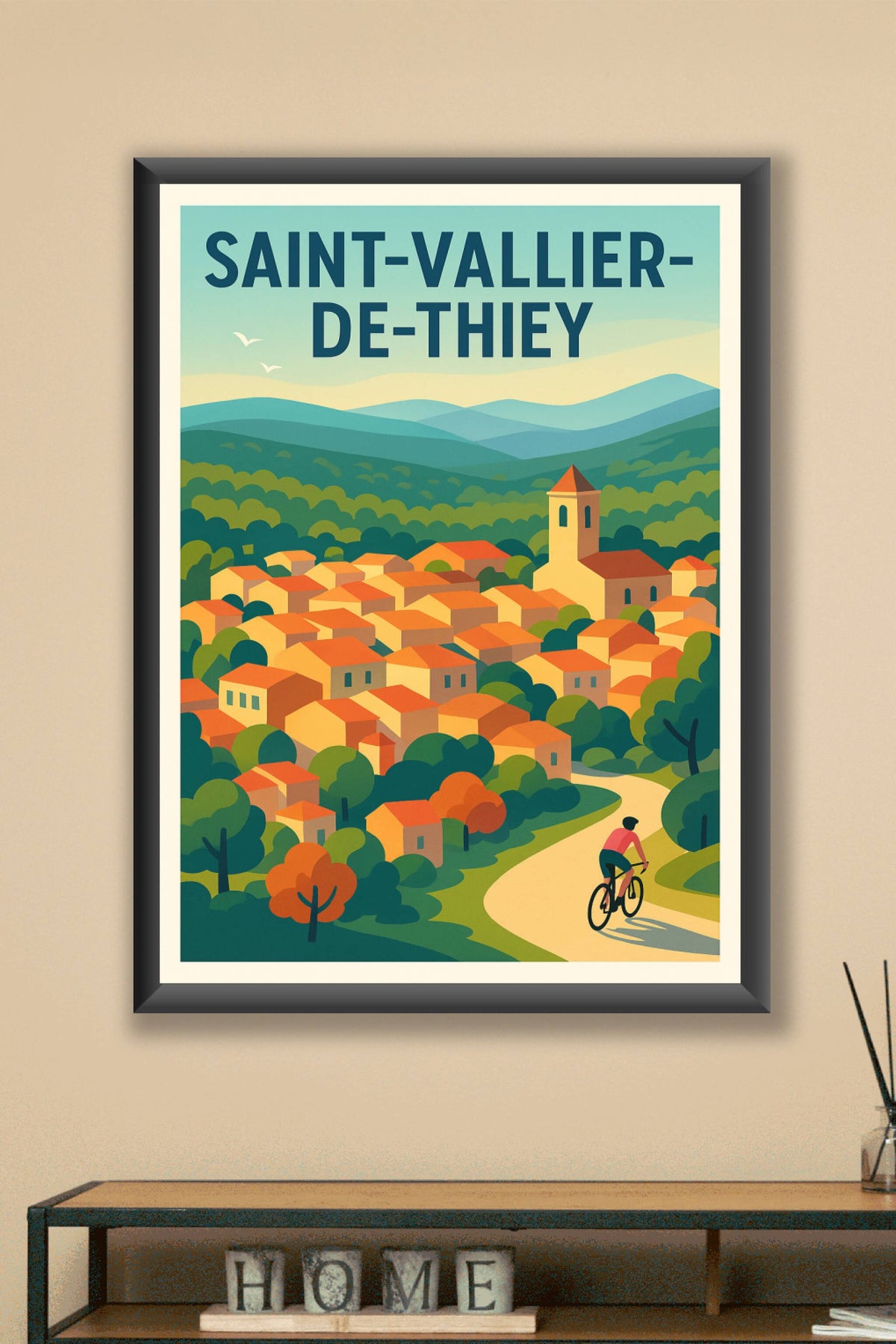 Affiche de Saint-Vallier-de-Thiey - Charme Provençal et nature préservée