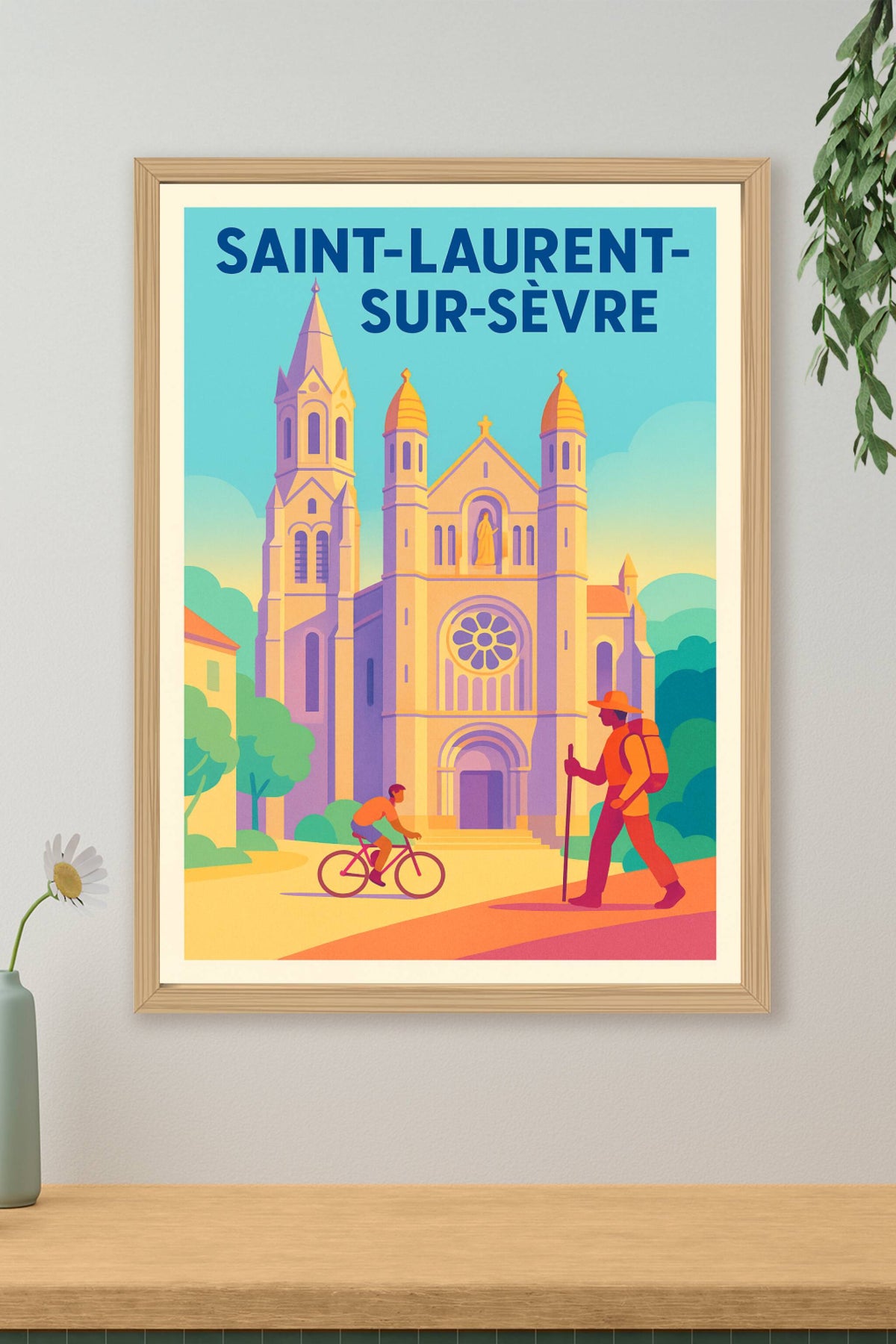 Affiche de Saint-Laurent-sur-Sèvre - Beauté et Sérénité au cœur du patrimoine