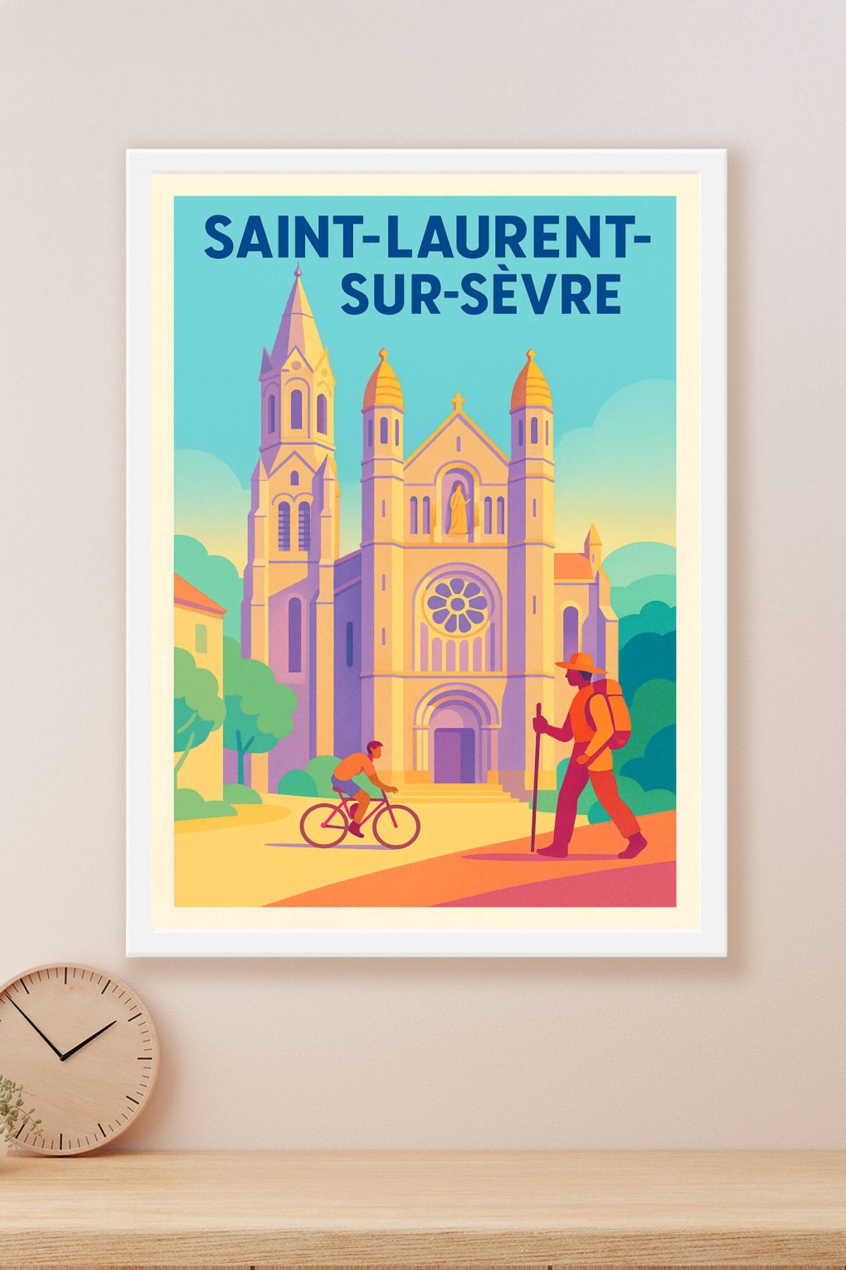 Affiche de Saint-Laurent-sur-Sèvre - Beauté et Sérénité au cœur du patrimoine