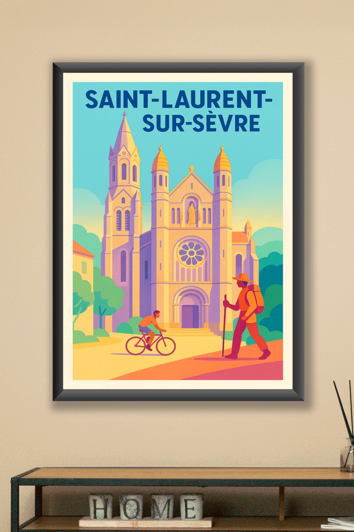 Affiche de Saint-Laurent-sur-Sèvre - Beauté et Sérénité au cœur du patrimoine