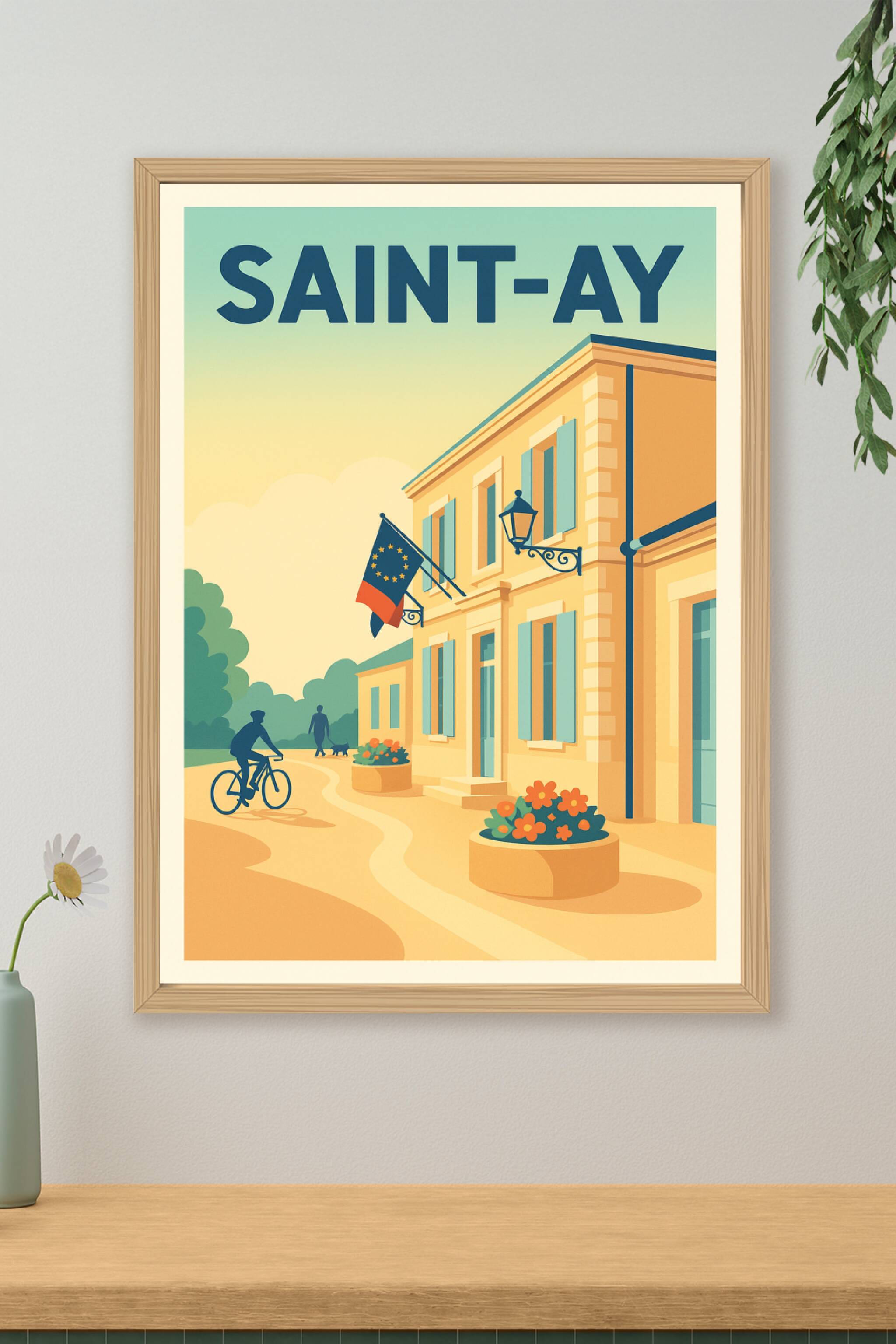 Affiche de Saint-Ay - Charme et douceur au cœur de la ville