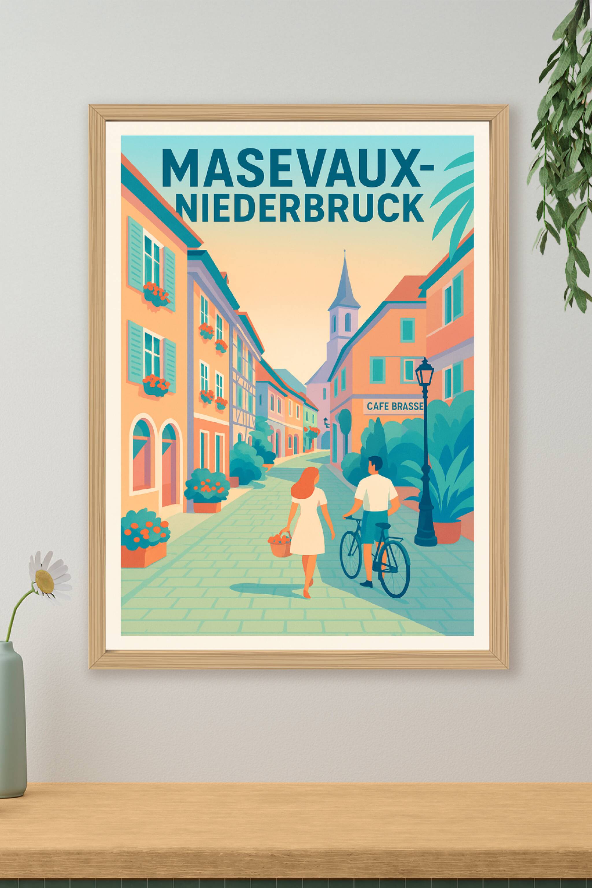 Affiche de Masevaux-Niederbruck - Charme paisible d'une ville alsacienne