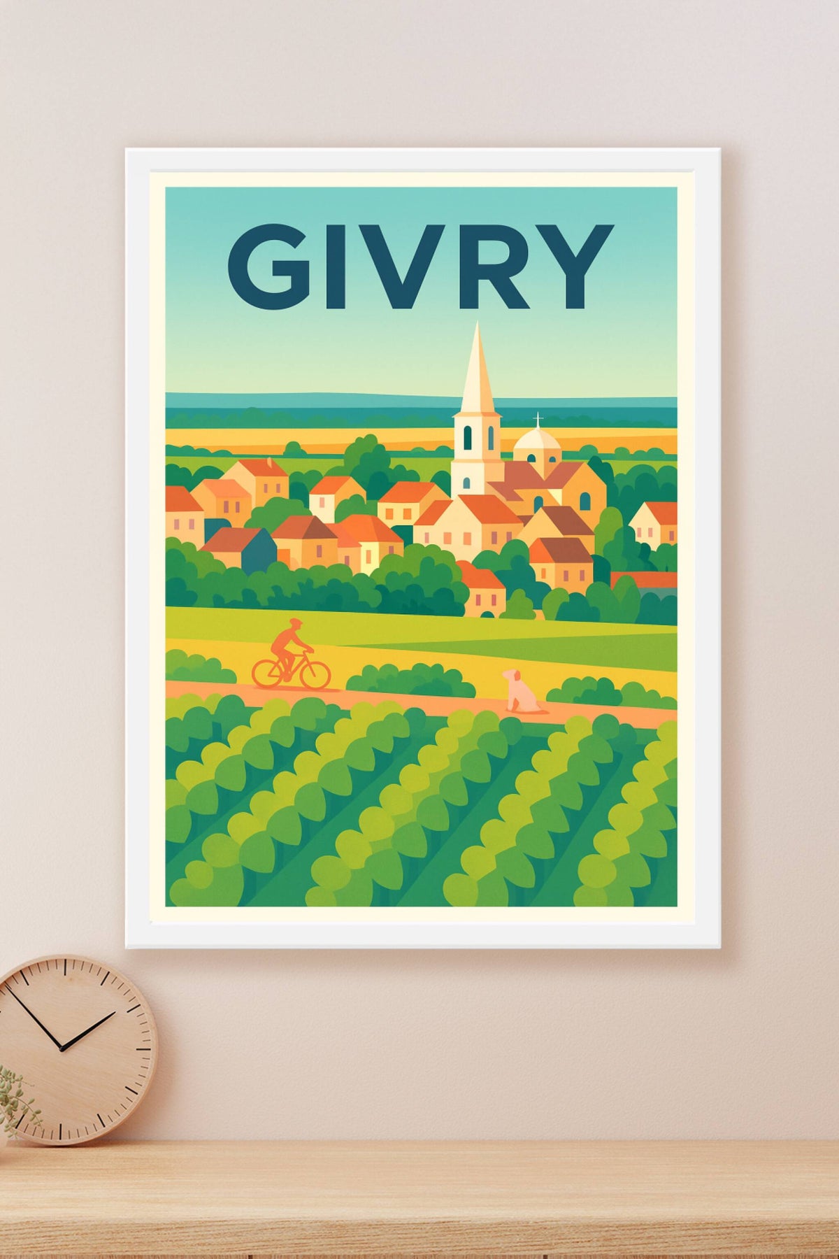Affiche de Givry - Charme et nature au cœur de la Bourgogne