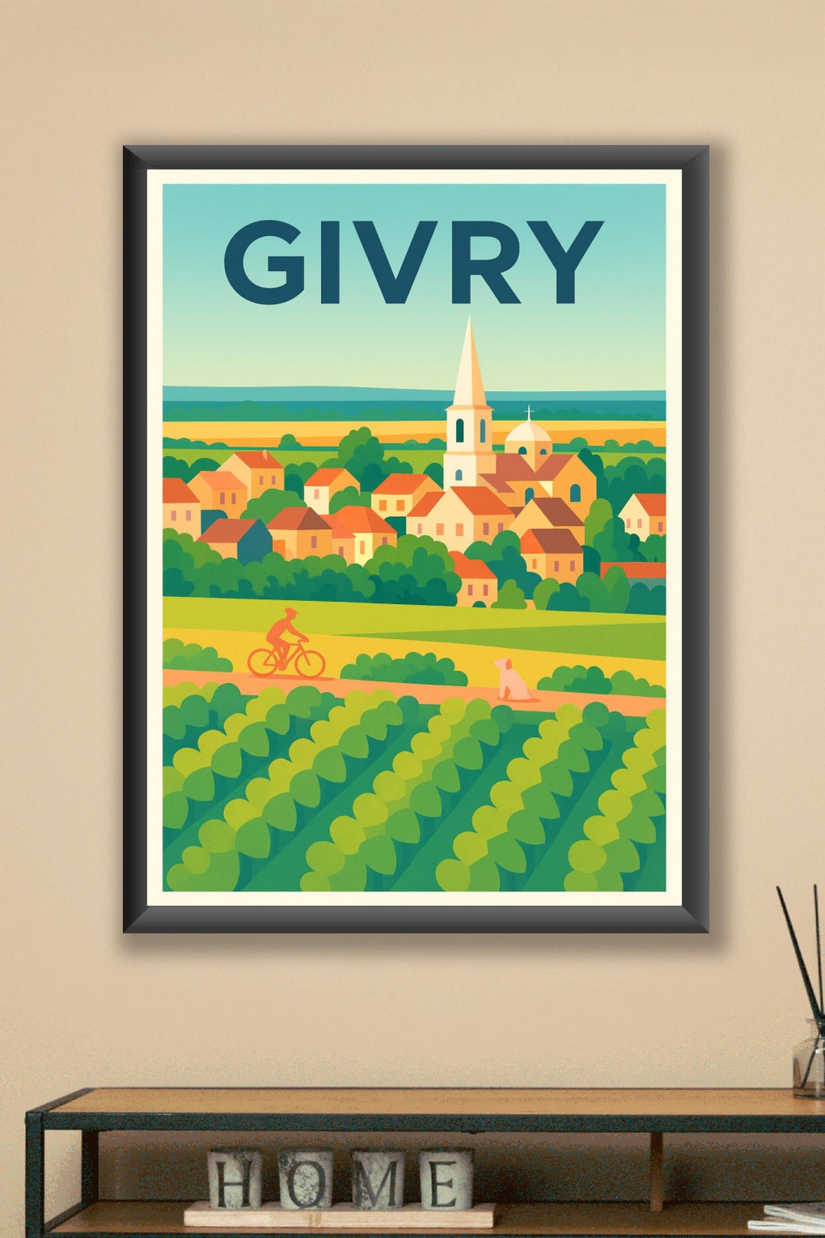 Affiche de Givry - Charme et nature au cœur de la Bourgogne
