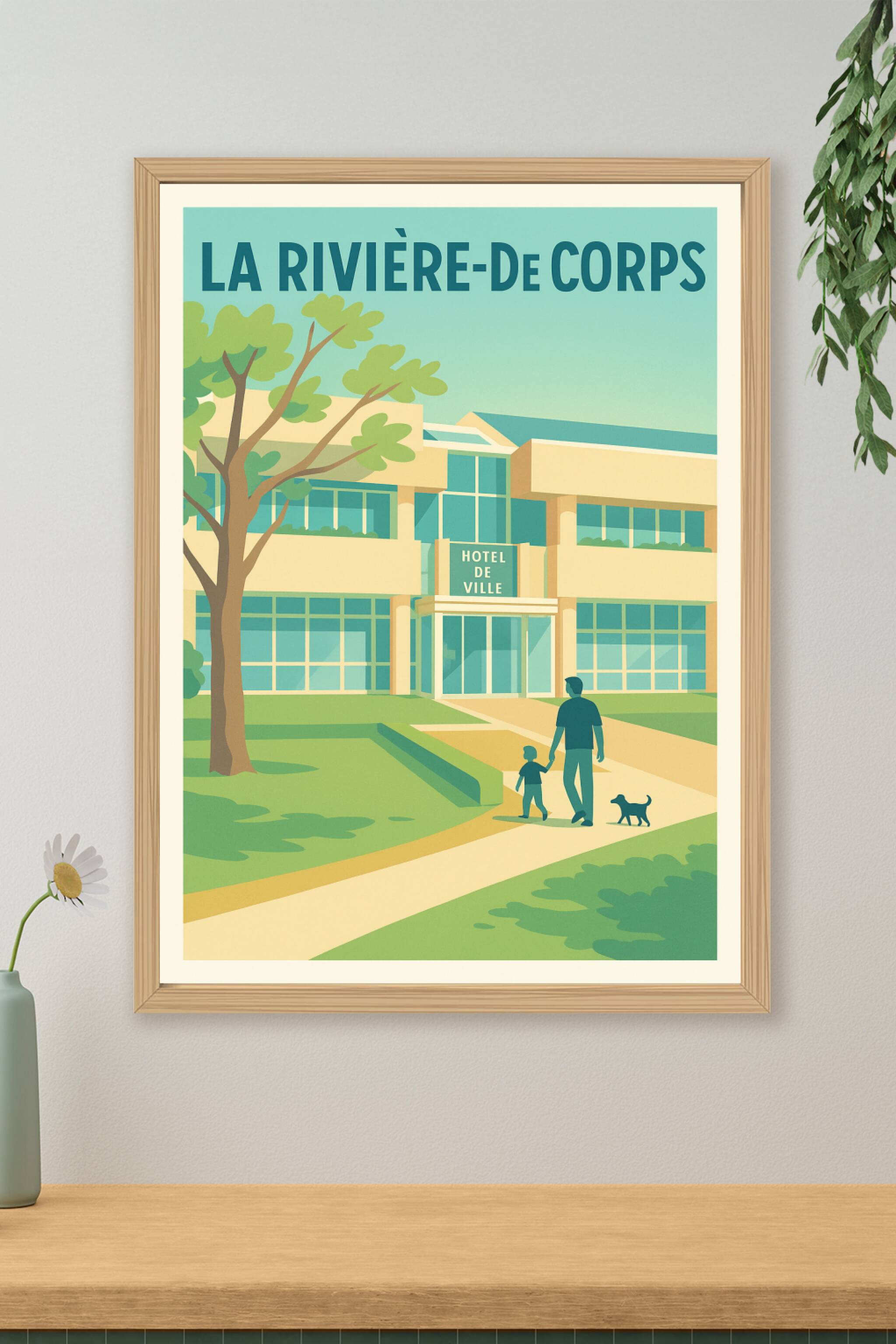 Affiche de La Rivière-de-Corps - Un havre de sérénité moderne