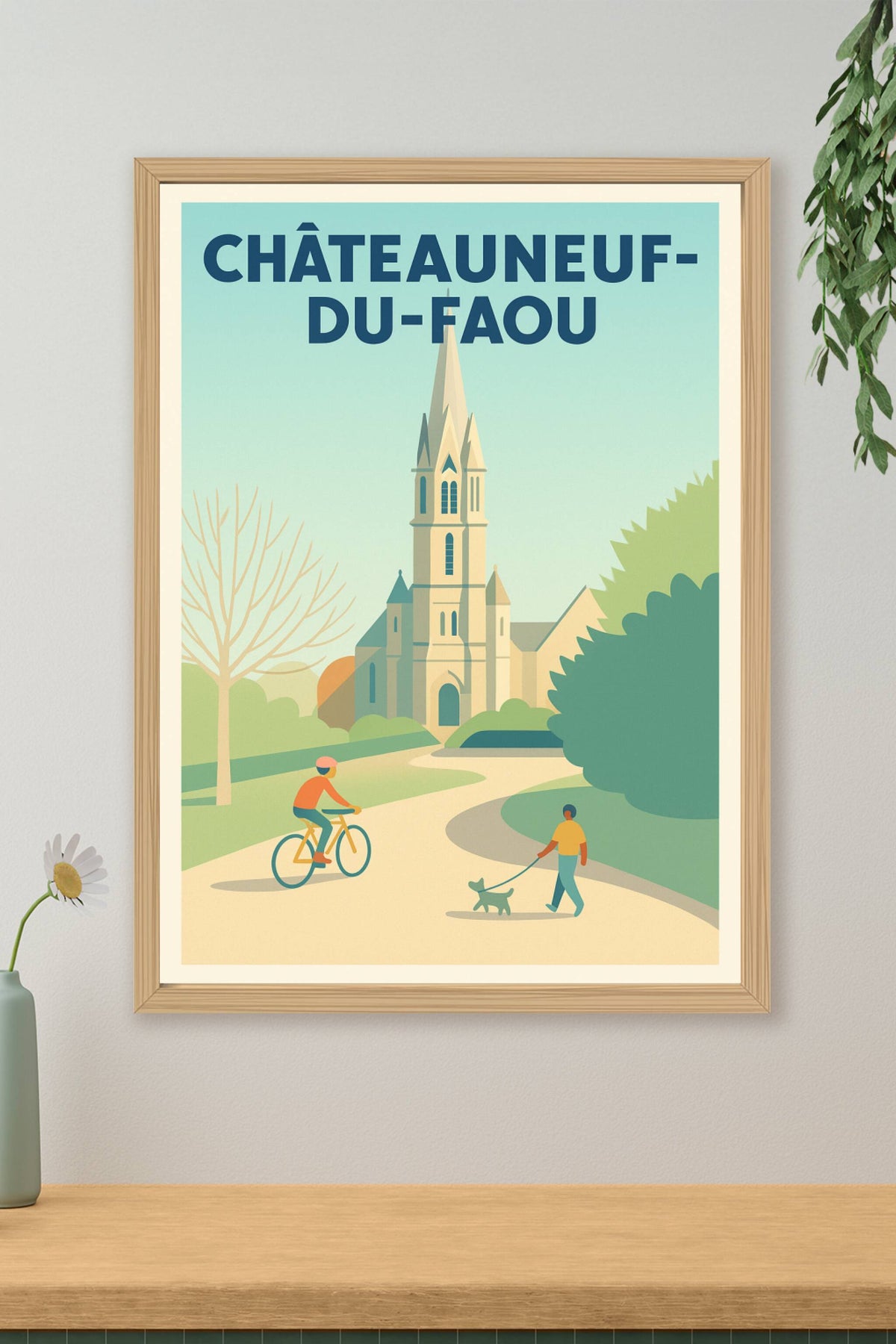 Affiche de Châteauneuf-du-Faou - Charme et sérénité au cœur de la Bretagne