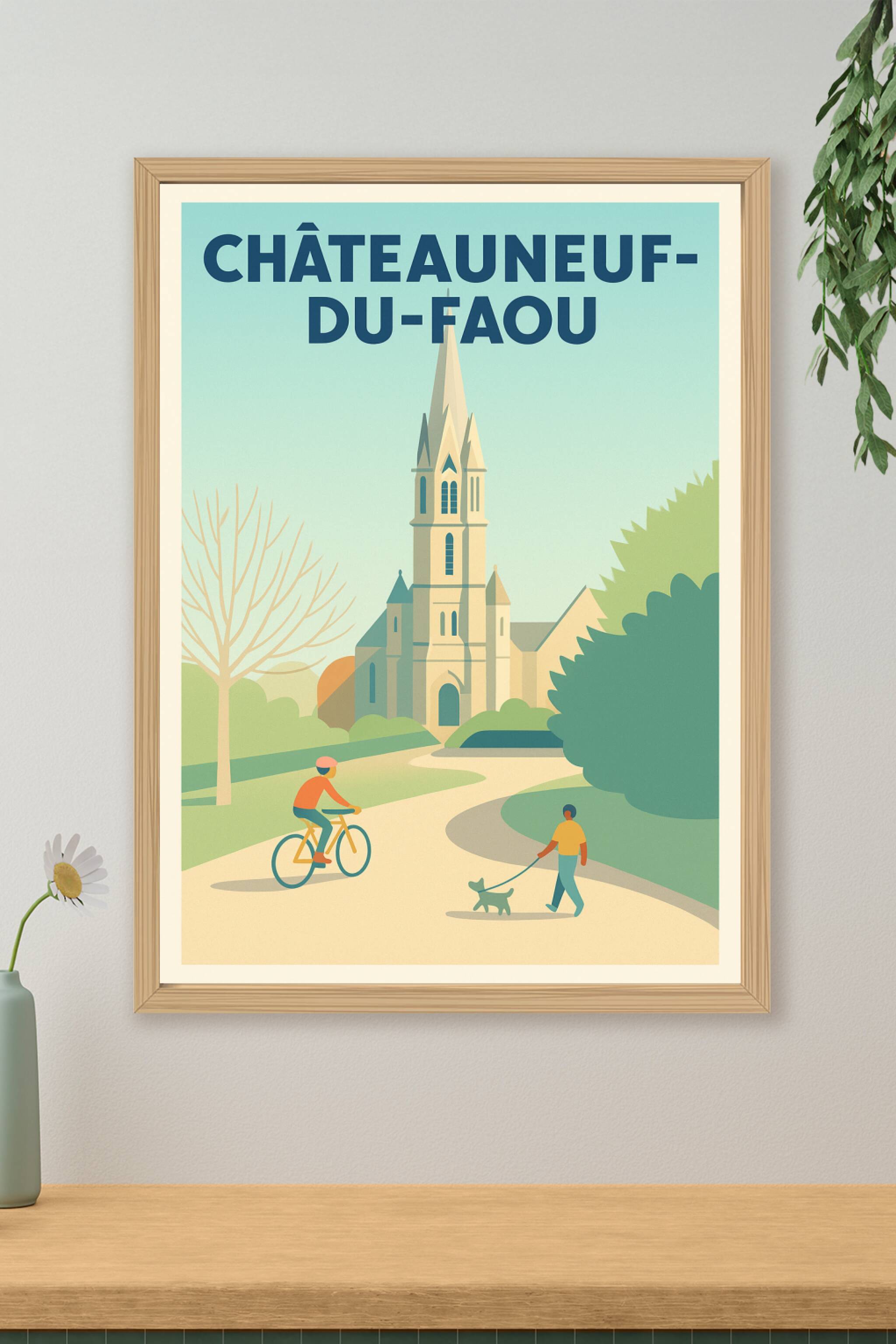 Affiche de Châteauneuf-du-Faou - Charme et sérénité au cœur de la Bretagne